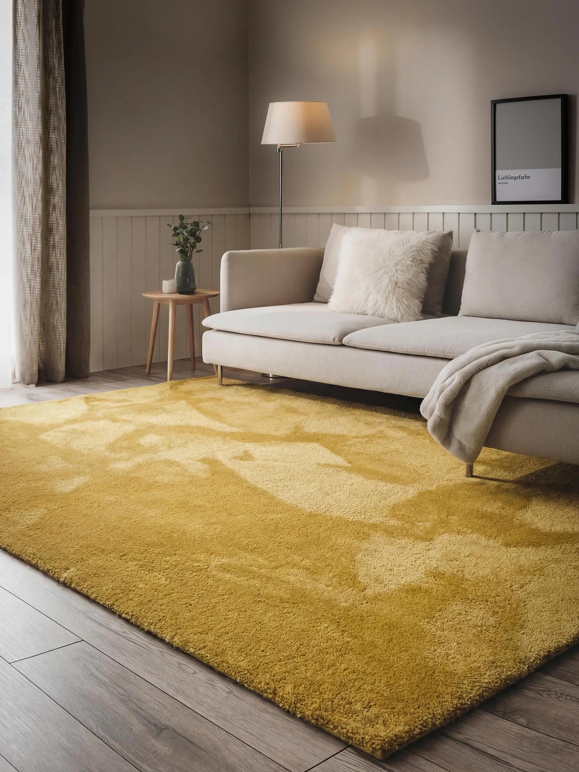 benuta Hochflor-Teppich Soda, rechteckig, Höhe: 31 mm, Teppich Wohnzimmer, Schlafzimmer, Esszimmer, Flur, Kunstfaser, Cozy