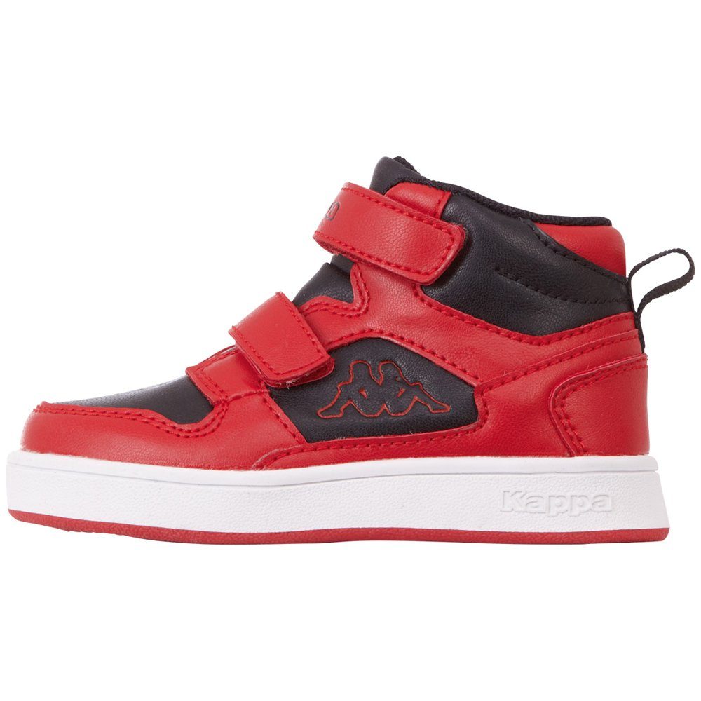 Kappa passende Kinderschuhe Qualitätsversprechen mit Sneaker für red-black
