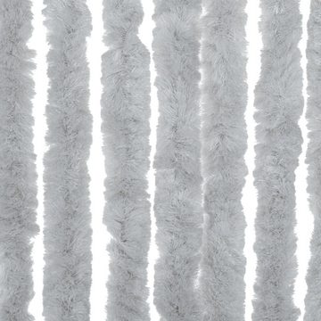 vidaXL Insektenschutz-Vorhang Fliegenvorhang Grau 56x200 cm Chenille