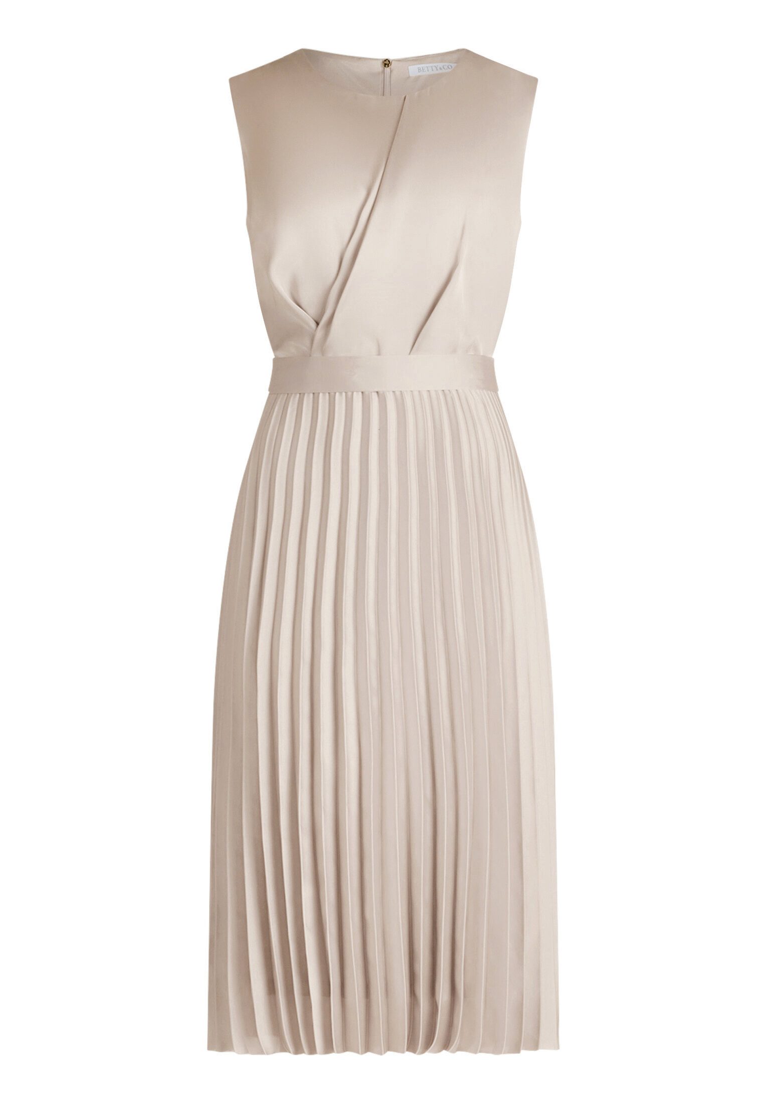Betty&Co Midikleid Damen mit Plissee Plissee
