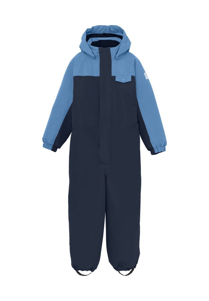 COLOR KIDS Schneeoverall Color Kids Jungen Coverall W. Contrast 741653 blau