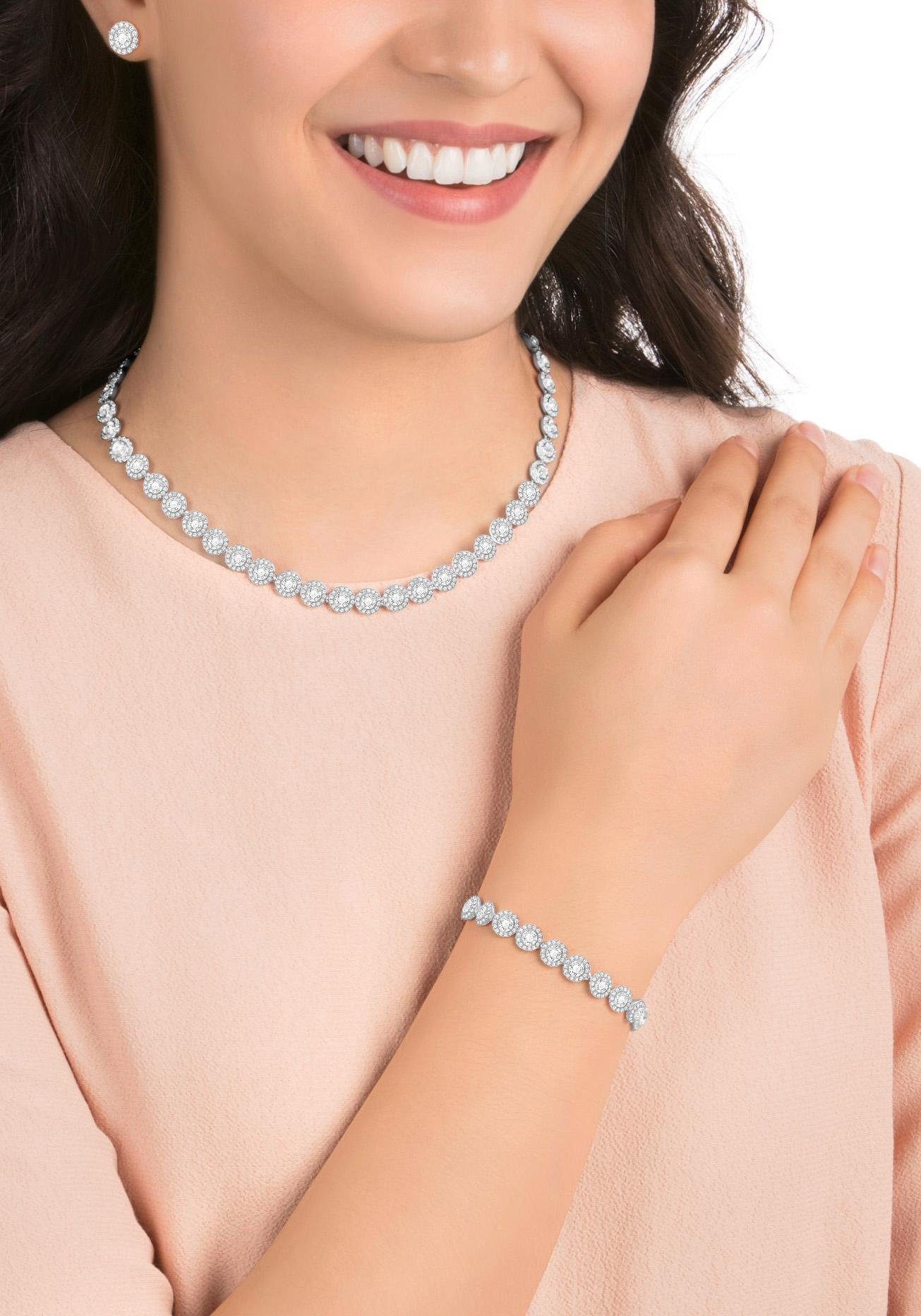 Swarovski Schmuckset Una Angelic (Set, 4-tlg), mit Swarovski® Kristallen günstig online kaufen