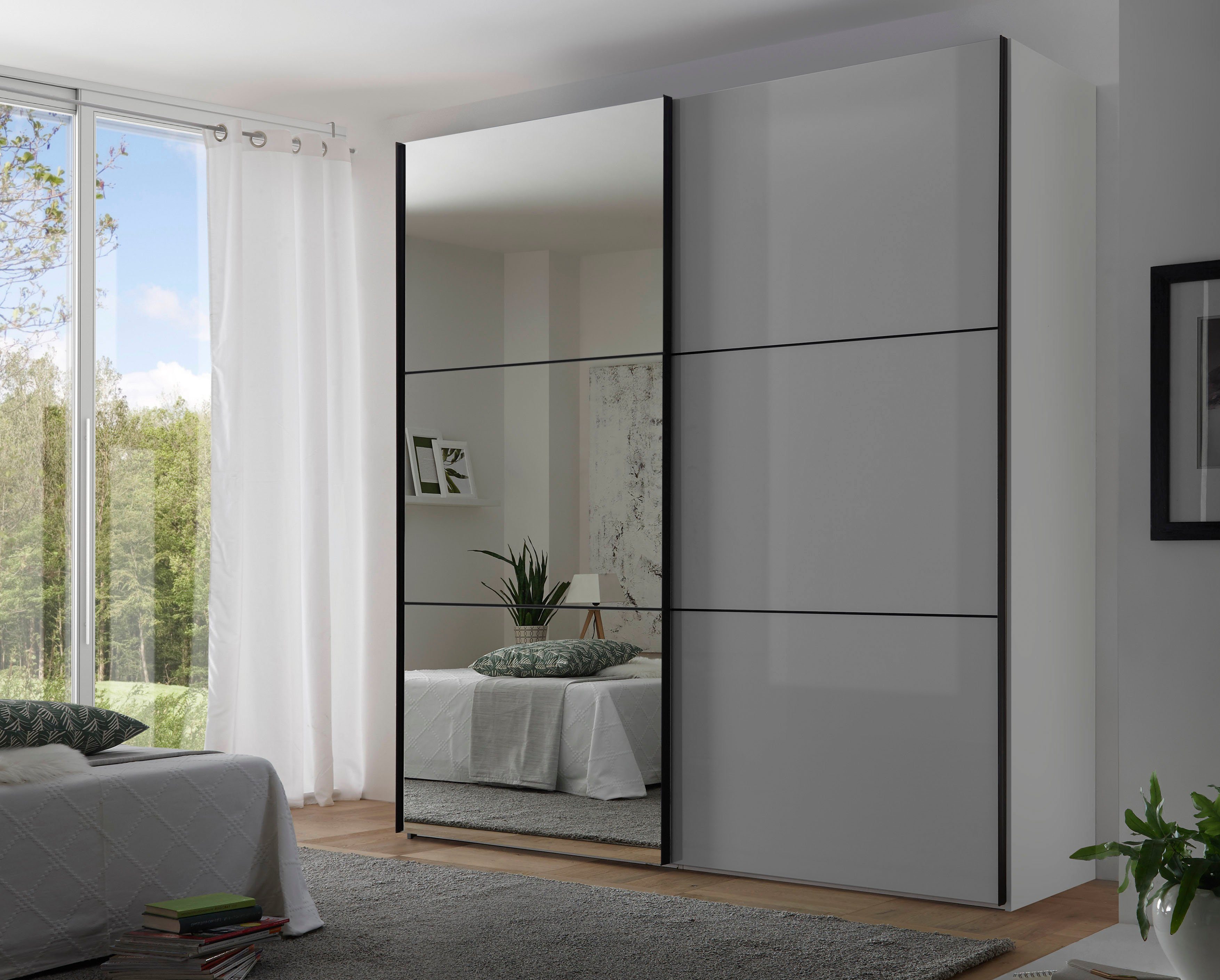 STAUD Schwebetürenschrank Includo Glas, Made in Germany