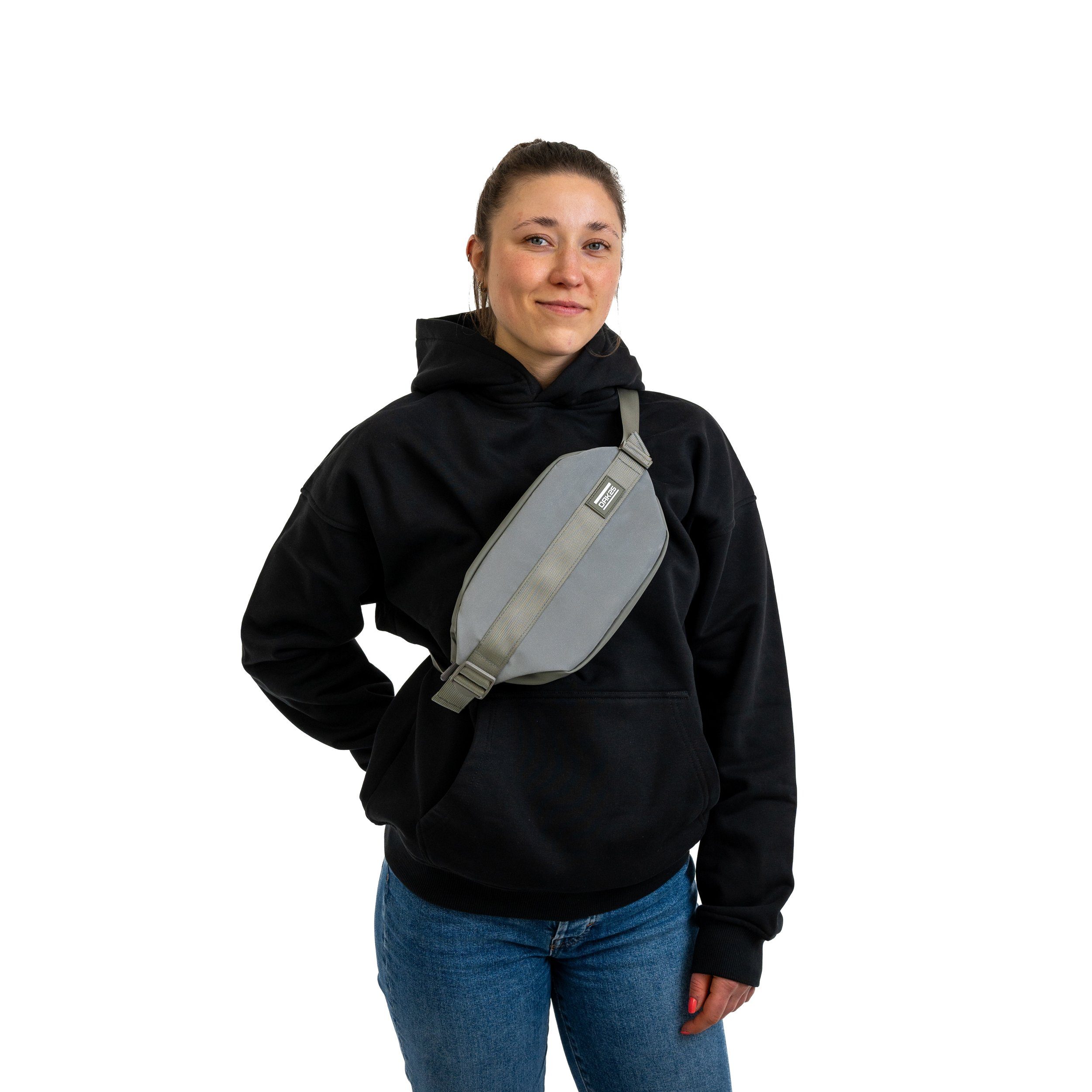 OAK25 Gürteltasche Carry All Sling Gürteltasche Damen Herren Hip Bag (1-tlg), Reflektierend, Wasserabweisend