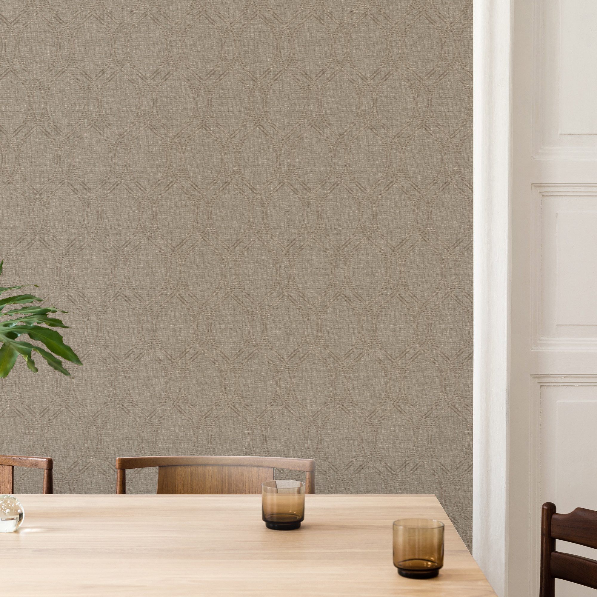 Sublime Vliestapete ELODIE, geprägt, ornamental, (1 St), Design Tapeten