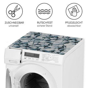 matches21 HOME & HOBBY Antirutschmatte Waschmaschinenauflage geografisch 65 x 60 cm rutschfest, Waschmaschinenabdeckung als Abdeckung für Waschmaschine und Trockner