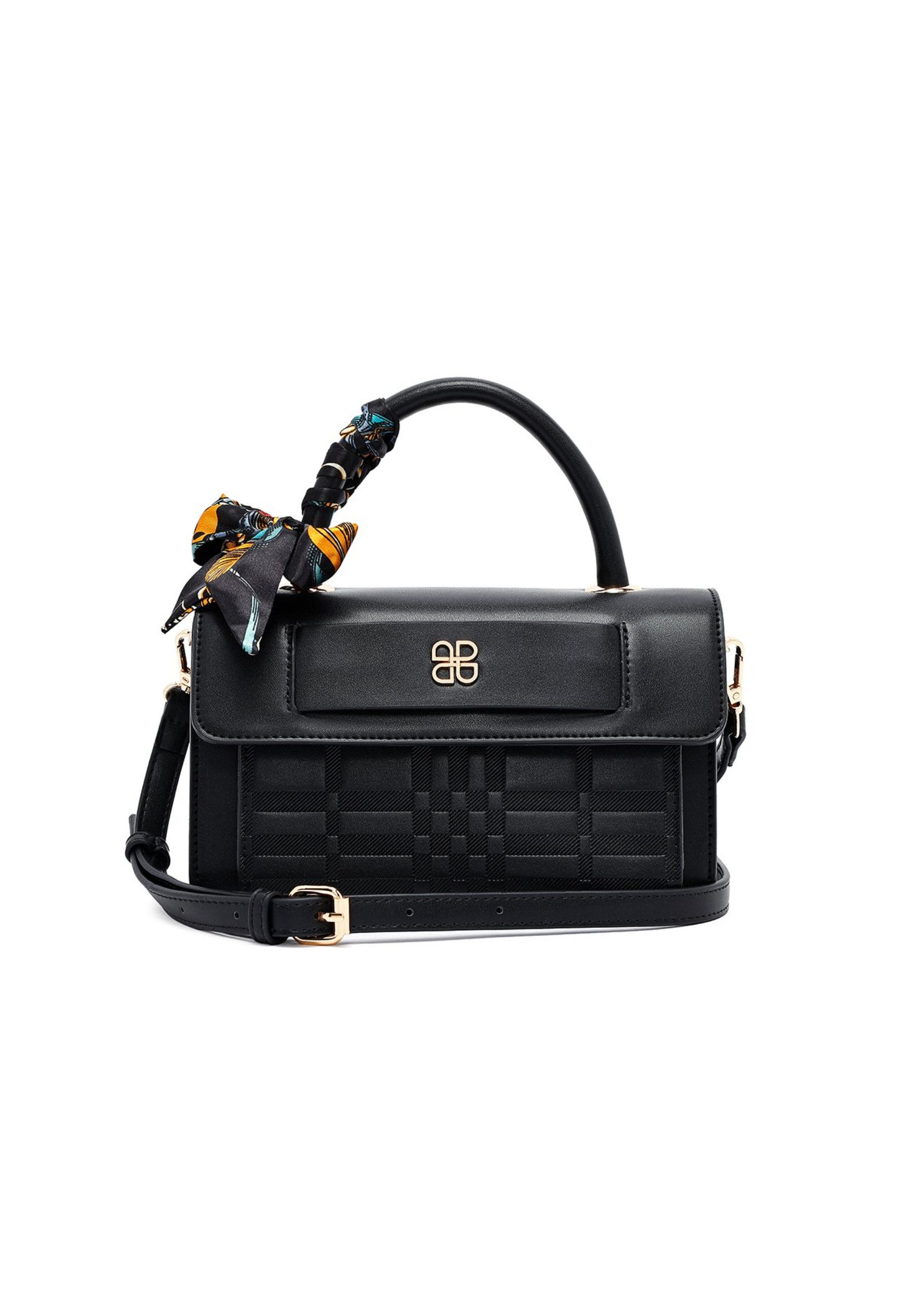 Derimod Umhängetasche Umhängetasche aus Kunstleder, Kunstleder, Schulterriemen, Mittel