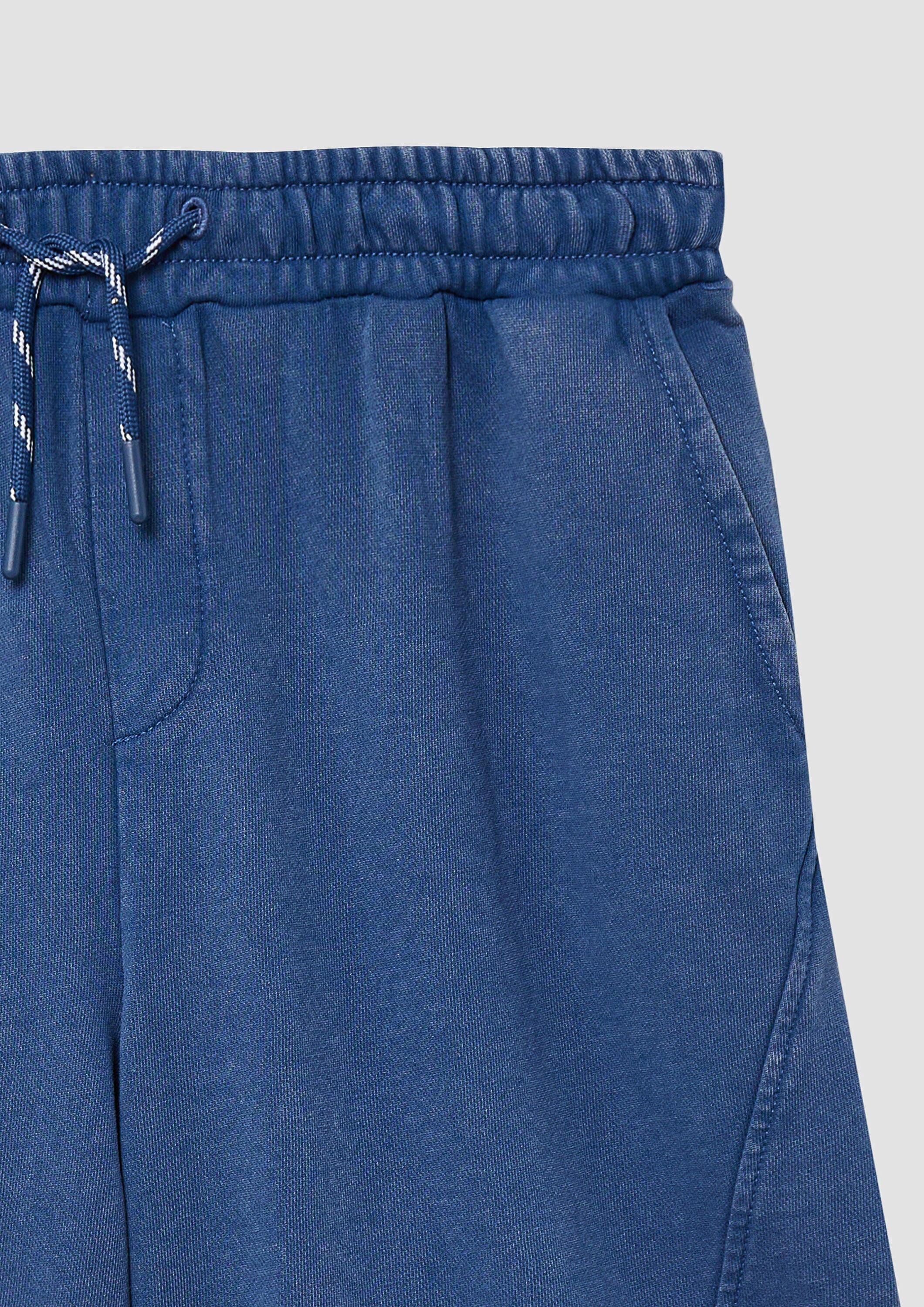 s.Oliver Shorts Leggings Gewaschene Sweat-Bermuda im Loose Fit