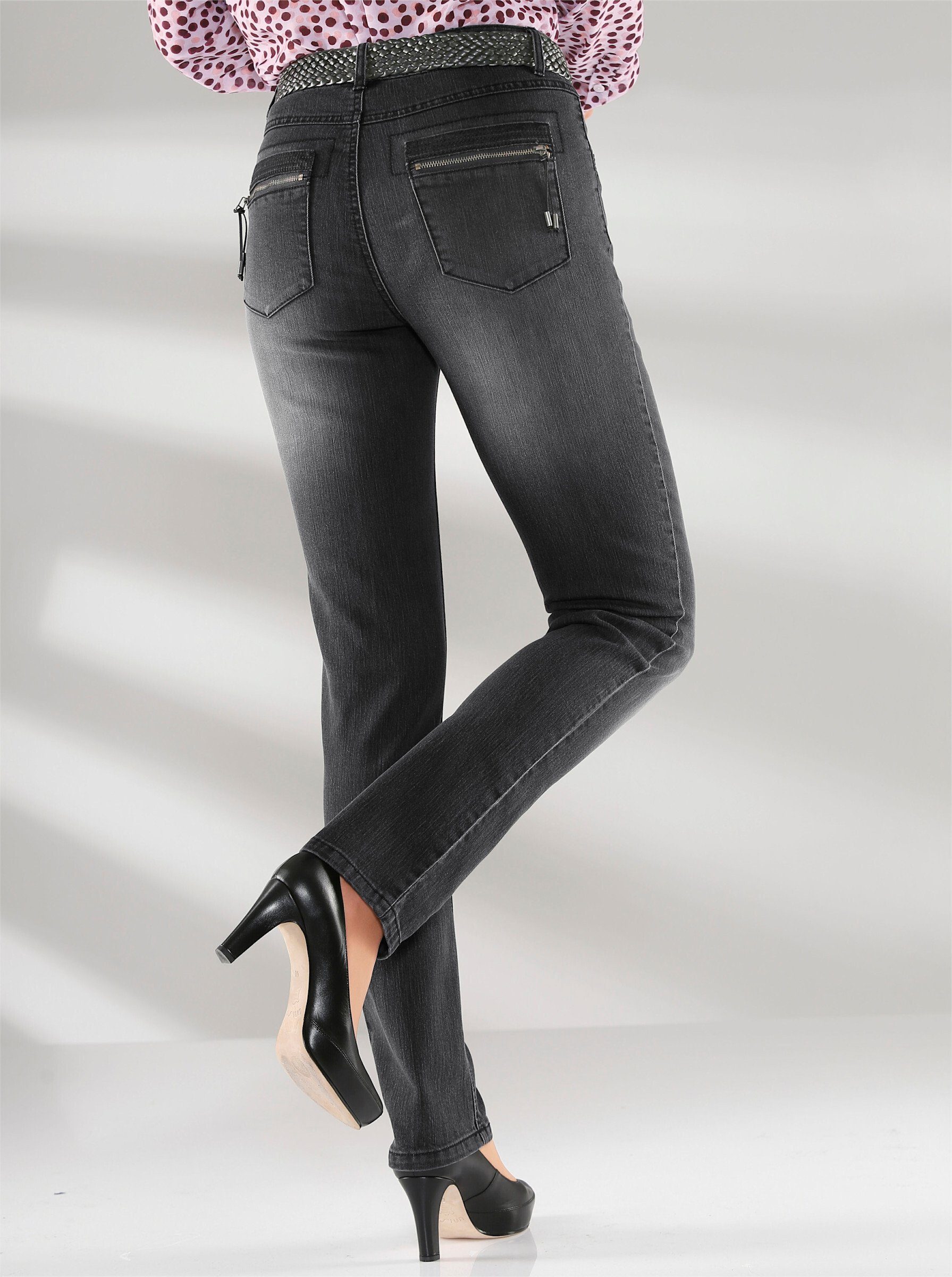 anthrazit-denim Bequeme WITT WEIDEN Jeans