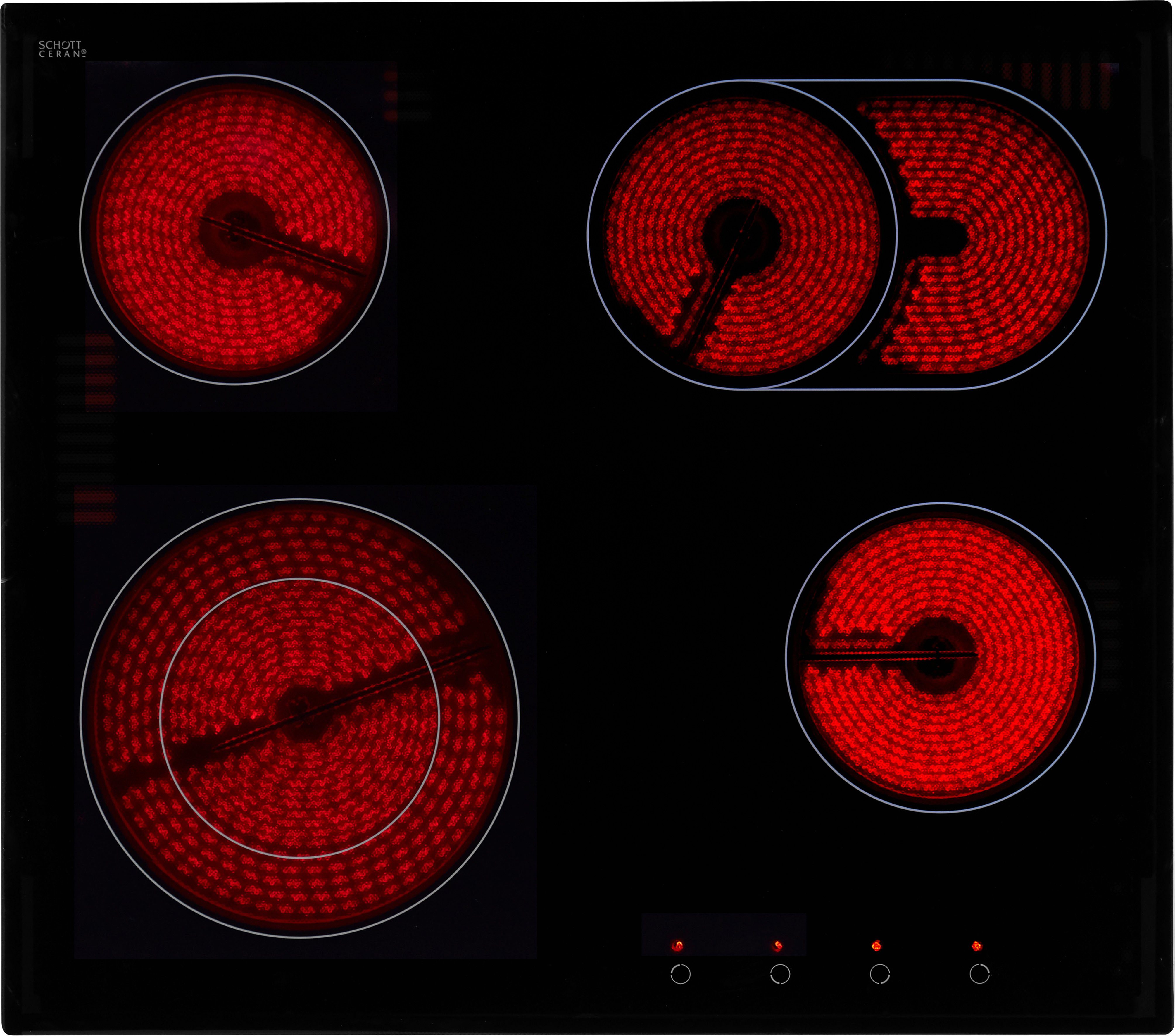 Hanseatic Elektro-Herd-Set HBCO7010PA1 + HC46066CB, mit 1-fach-Teleskopauszug, Pyrolyse-Selbstreinigung, Pyrolyse-Selbstreinigung: Nie mehr den Backofen schrubben