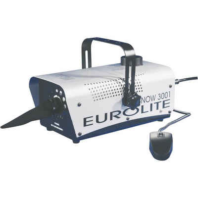 EUROLITE Seifenblasenmaschine Schneemaschine, inkl. Befestigungsbügel, inkl. Kabelfernbedienung