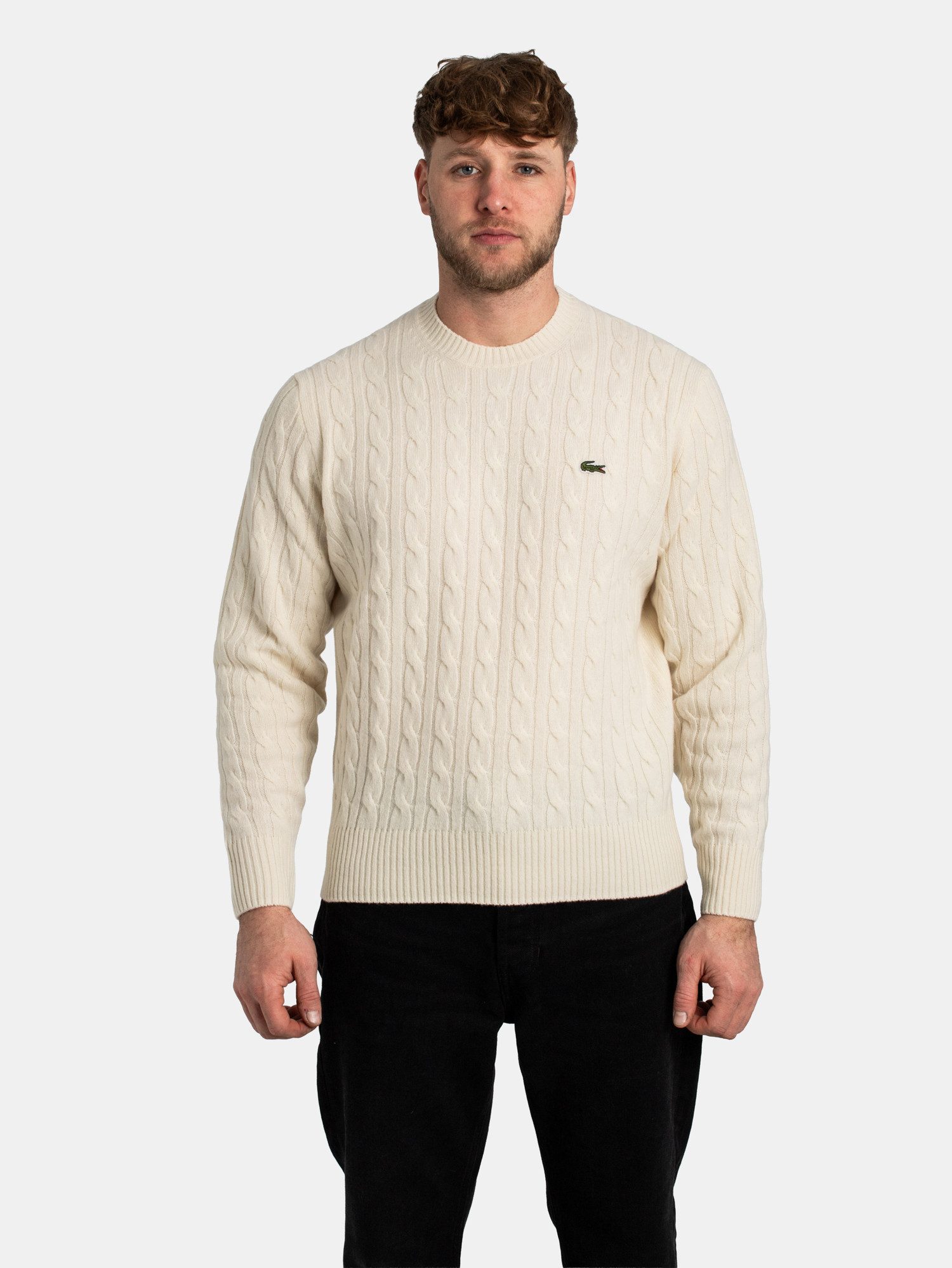 Lacoste Sweatshirt Lacoste Cable Knit Sweater  günstig online kaufen