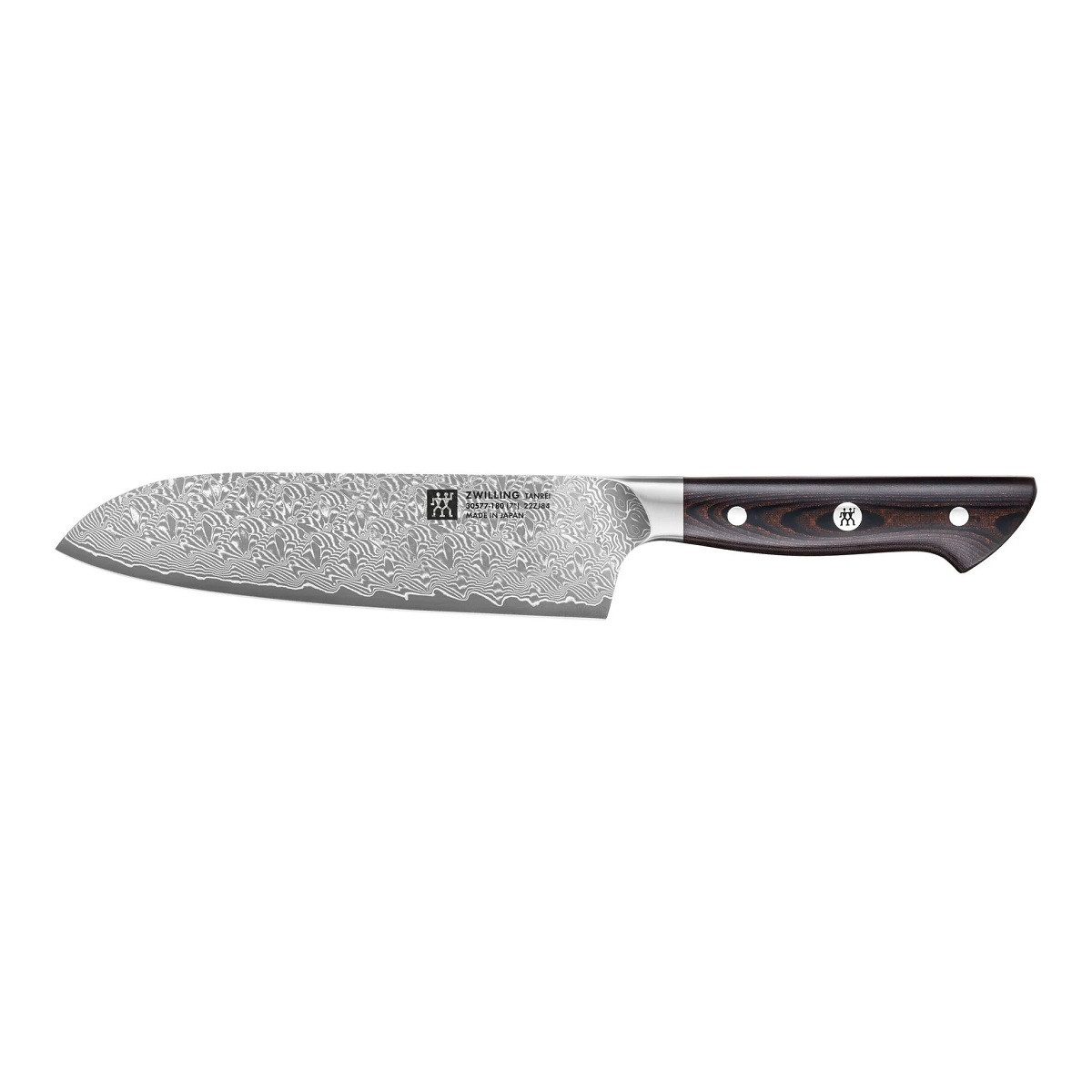 Santokumesser ZWILLING Tanrei Messer Santokumesser, 18 cm 101 Lagen Premium-Stahl