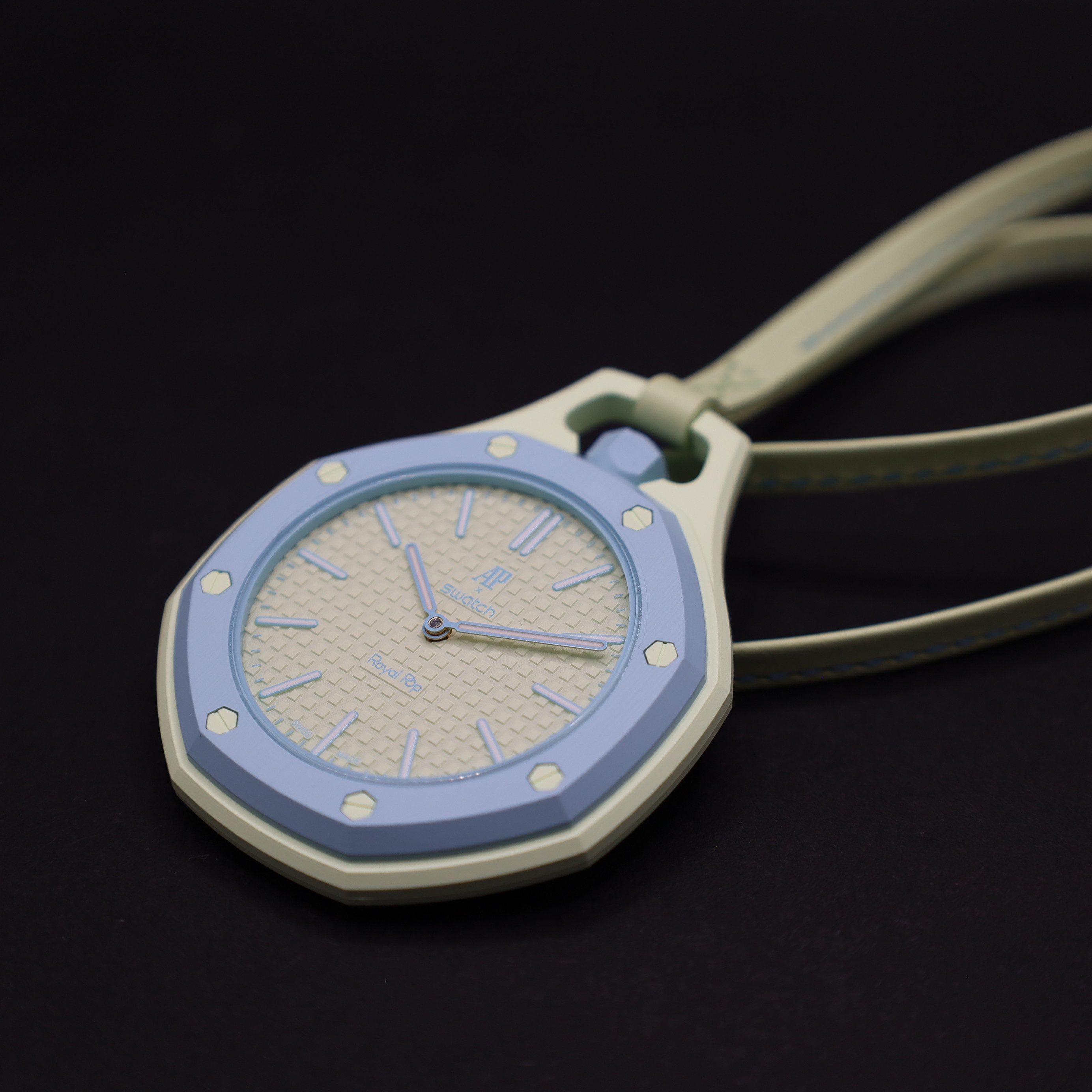 Swatch Mechanische Uhr Audemars Piguet x Swatch Royal Pop BLAUE ACHT 40mm, (1-tlg)