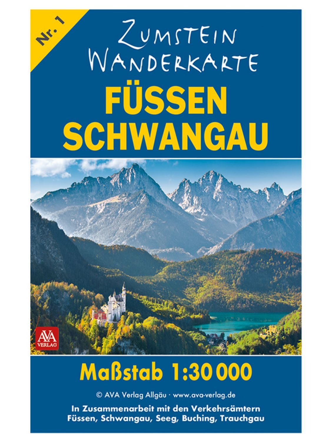 Zumstein Wanderkarte Füssen/Schwangau / AVA-Verlag Allgäu GmbH