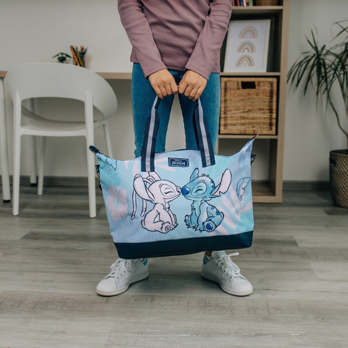 Lilo & Stitch Einkaufsbeutel Tragetasche - Farbenfroher Shopper für Fans und Abenteuer – Bild 4 von 4