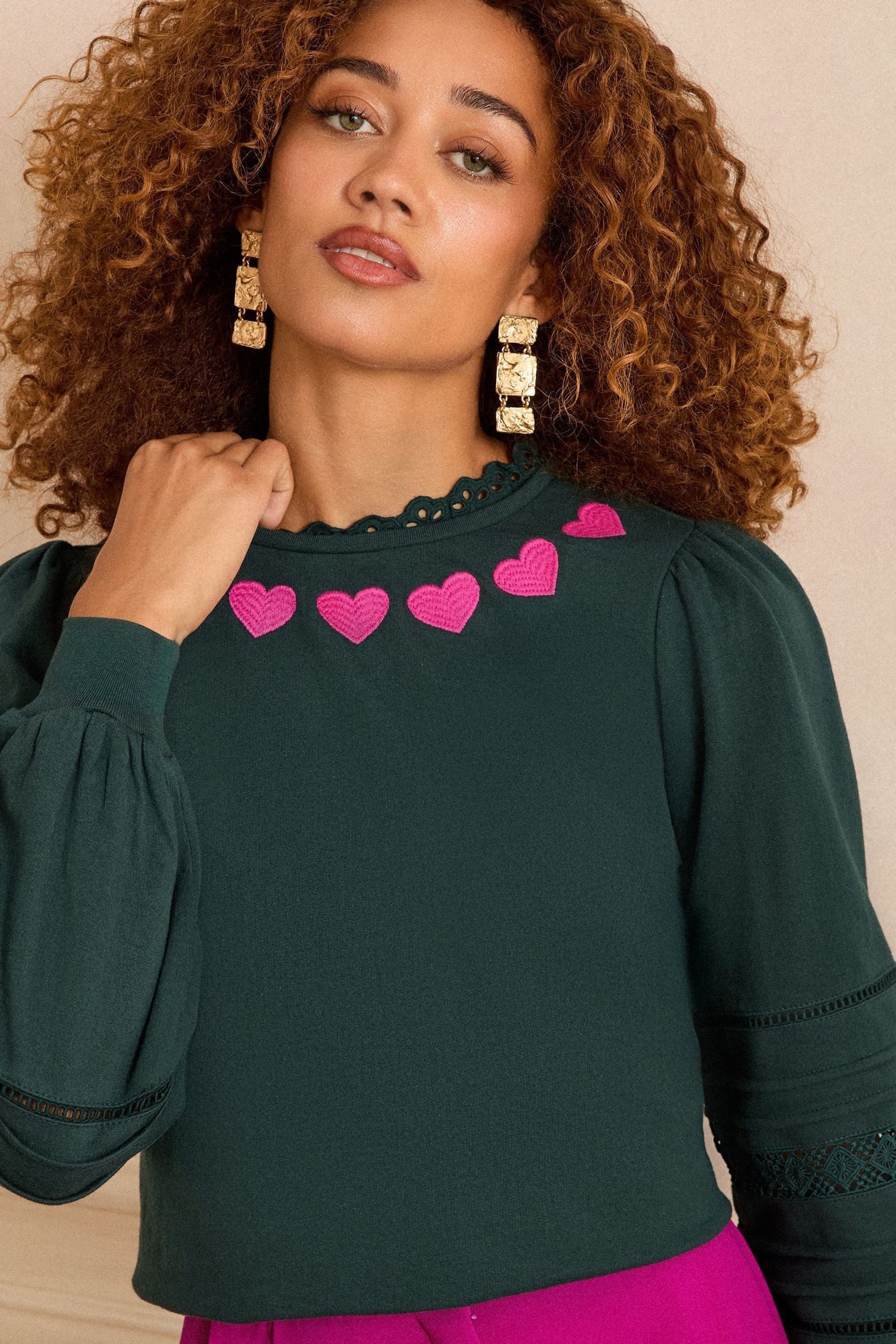 Love & Roses Sweater Love & Roses Sweatshirt aus Jersey, Regular (1-tlg) günstig online kaufen