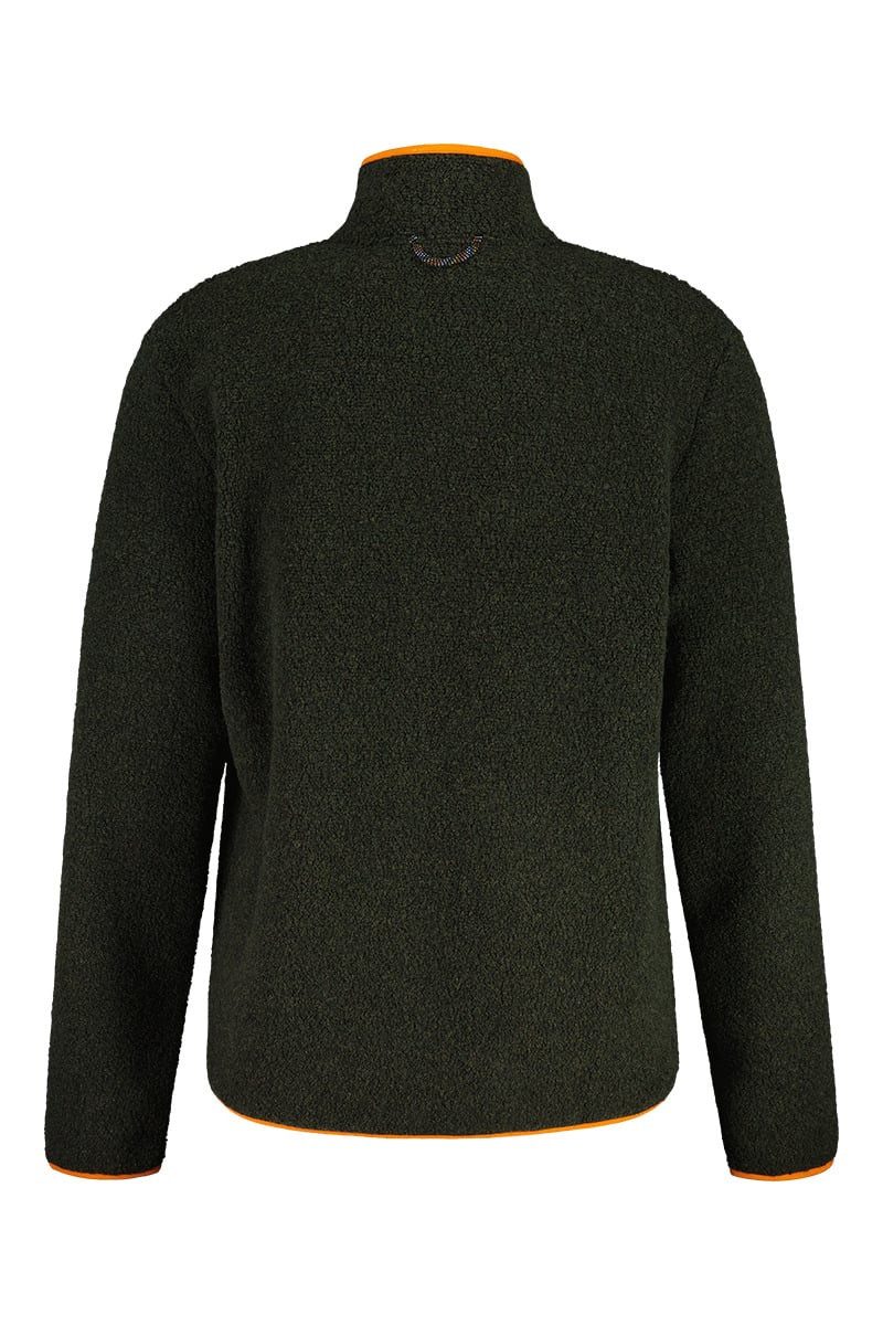 Maloja Fleecejacke SeloM Mountain Fleece (Wolle, Brusttasche) forestgrün Herren