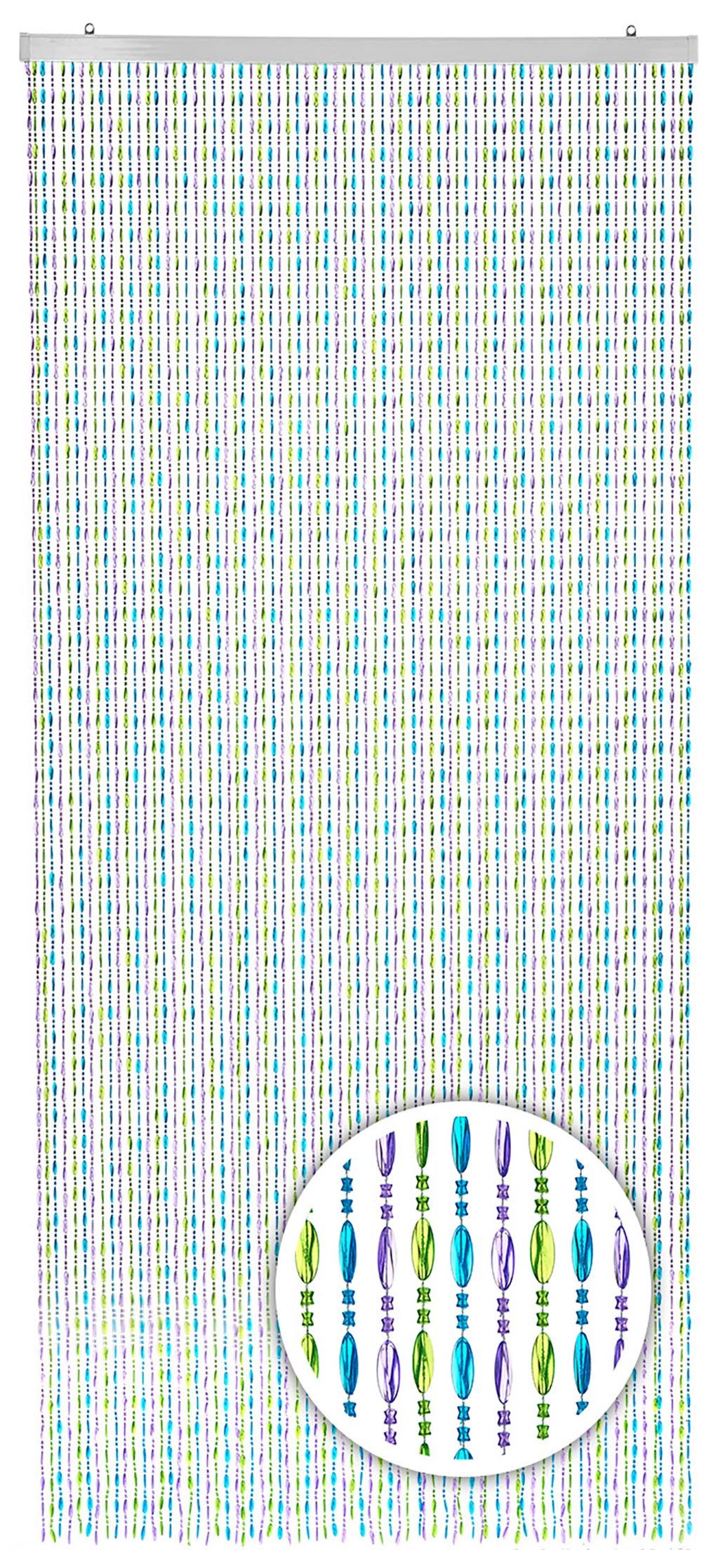Kobolo Türvorhang Perlenvorhang RAINBOW 90x200 cm - Kunststoff bunt (1 St), günstig online kaufen