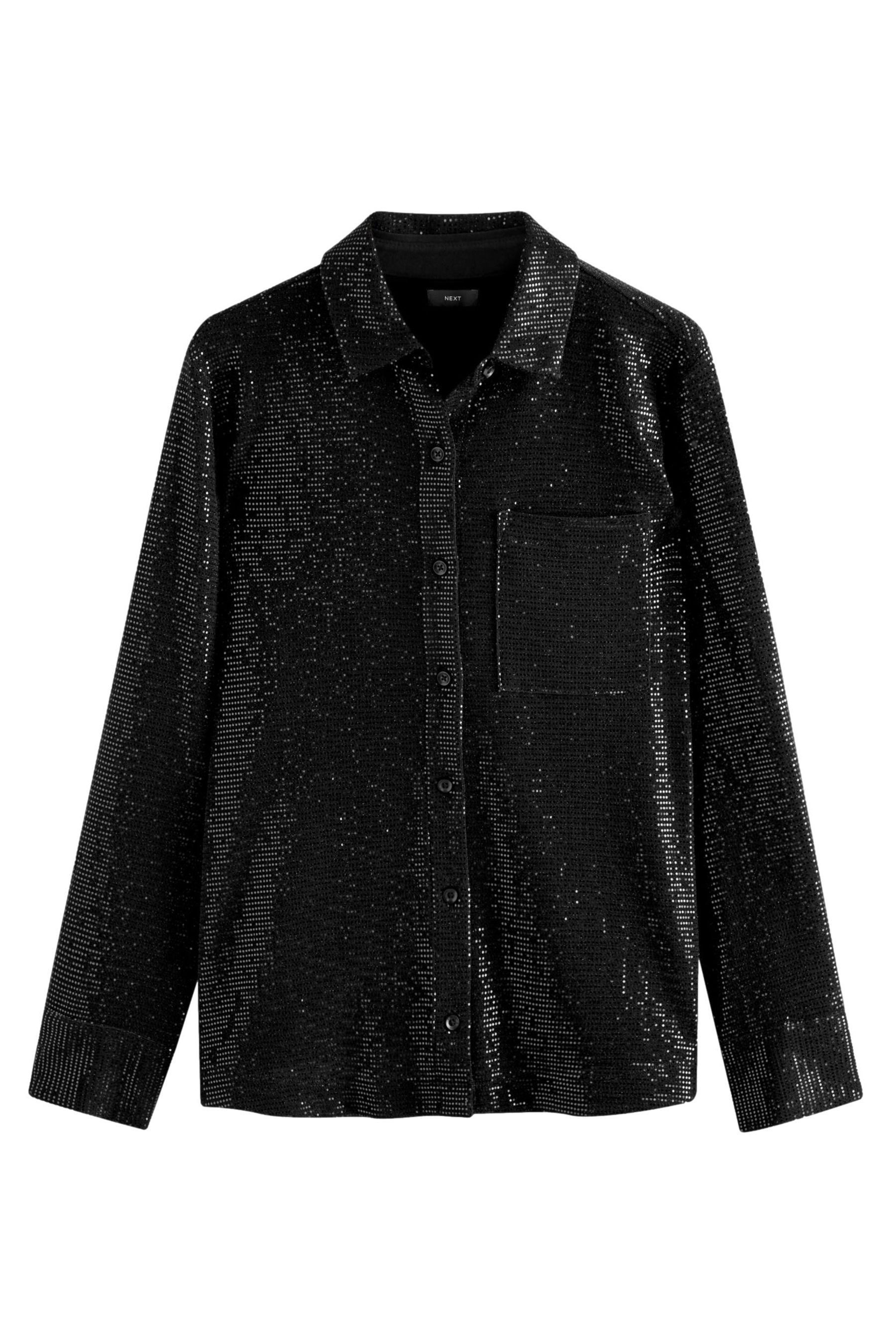 Next Langarmbluse Verzierte Bluse mit Pailletten günstig online kaufen