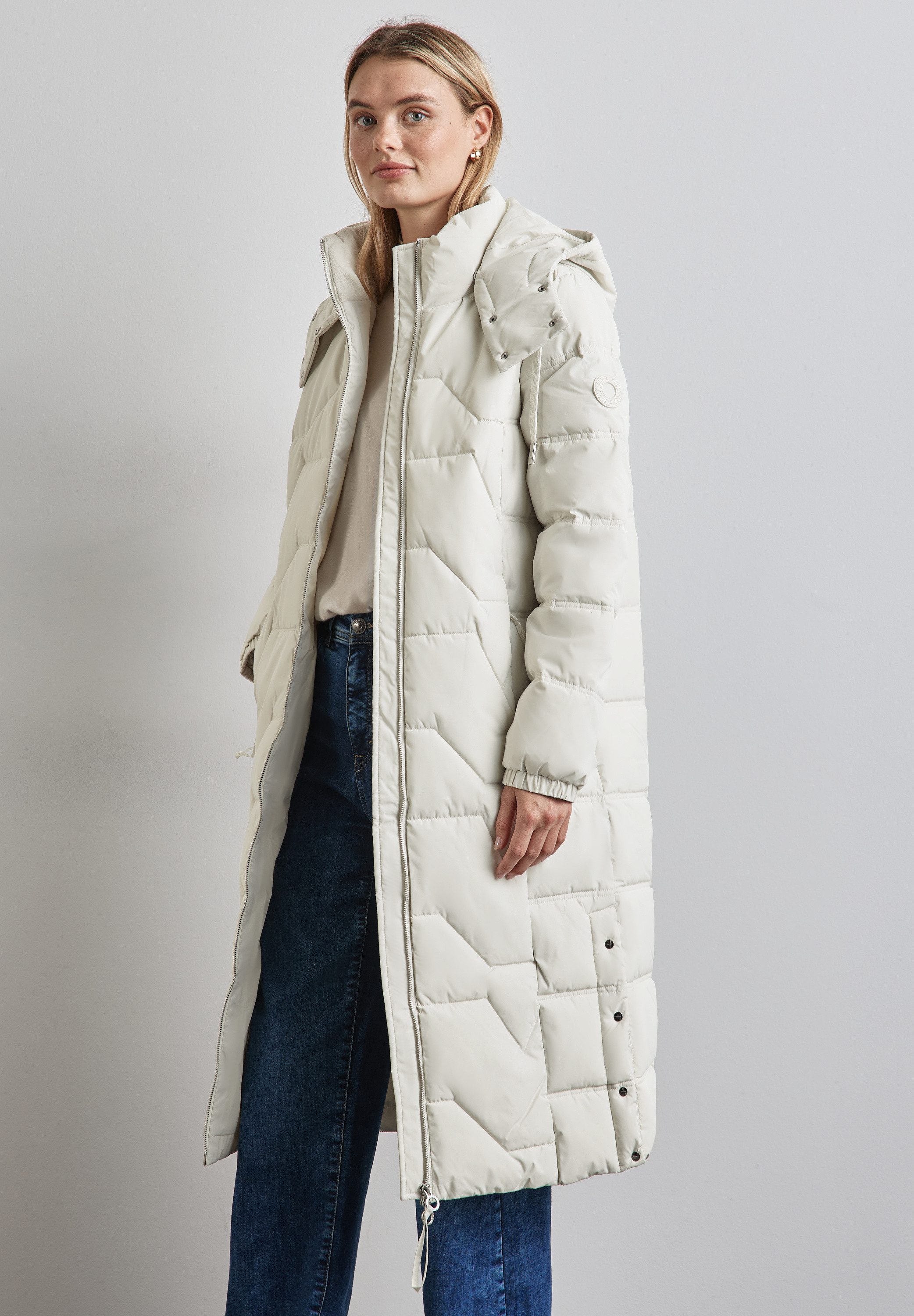 STREET ONE Steppjacke mit abnehmbarer Kapuze