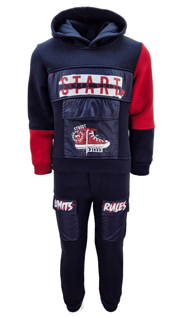 Fashion Boy Sweatanzug Sweatanzug Freizeitanzug Jogginganzug Jungen/Mädchen KS4210e