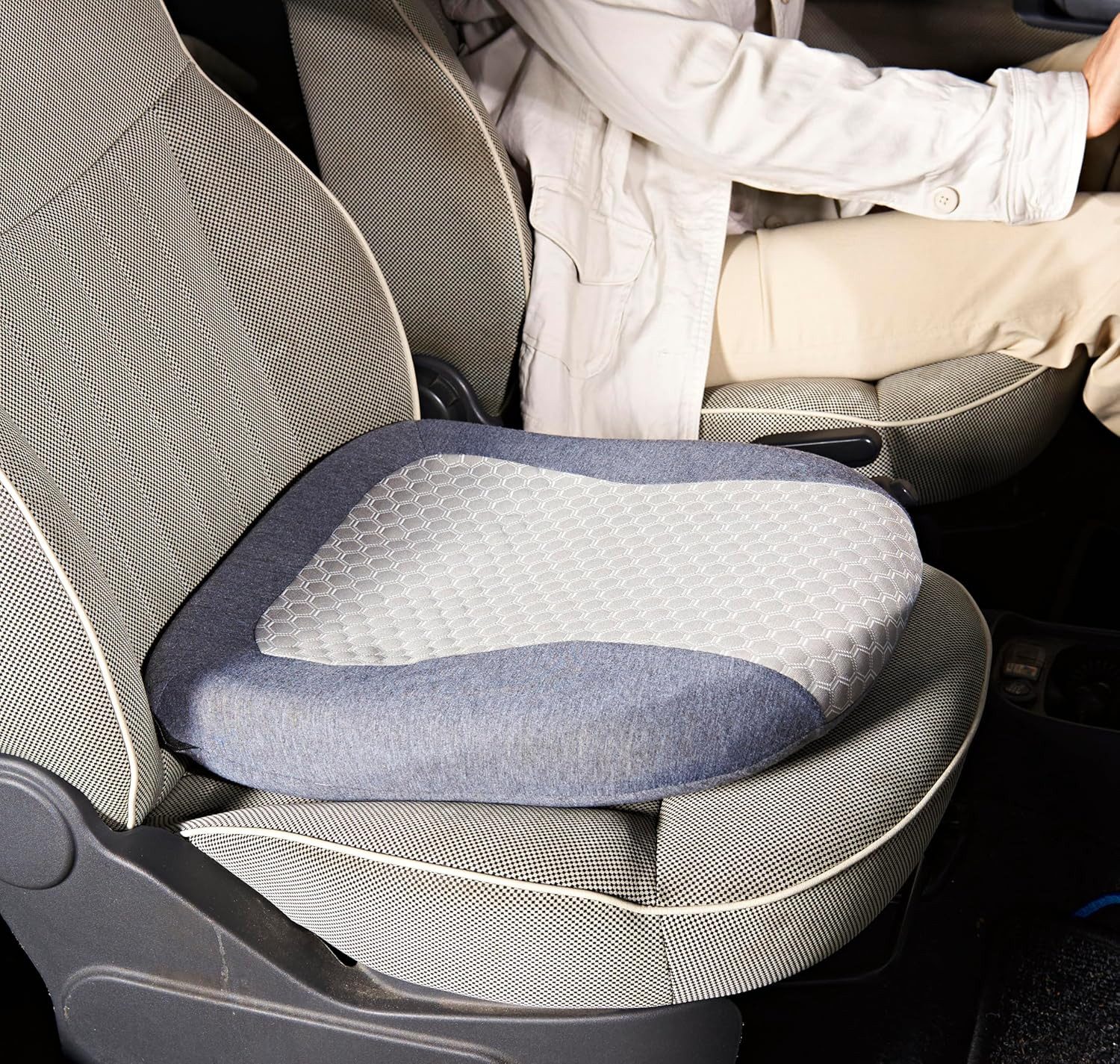 Orbisana Sitzkissen Orbisana 2 in 1 Sitzkissen mit Memoryschaum für Bürostuhl und Auto