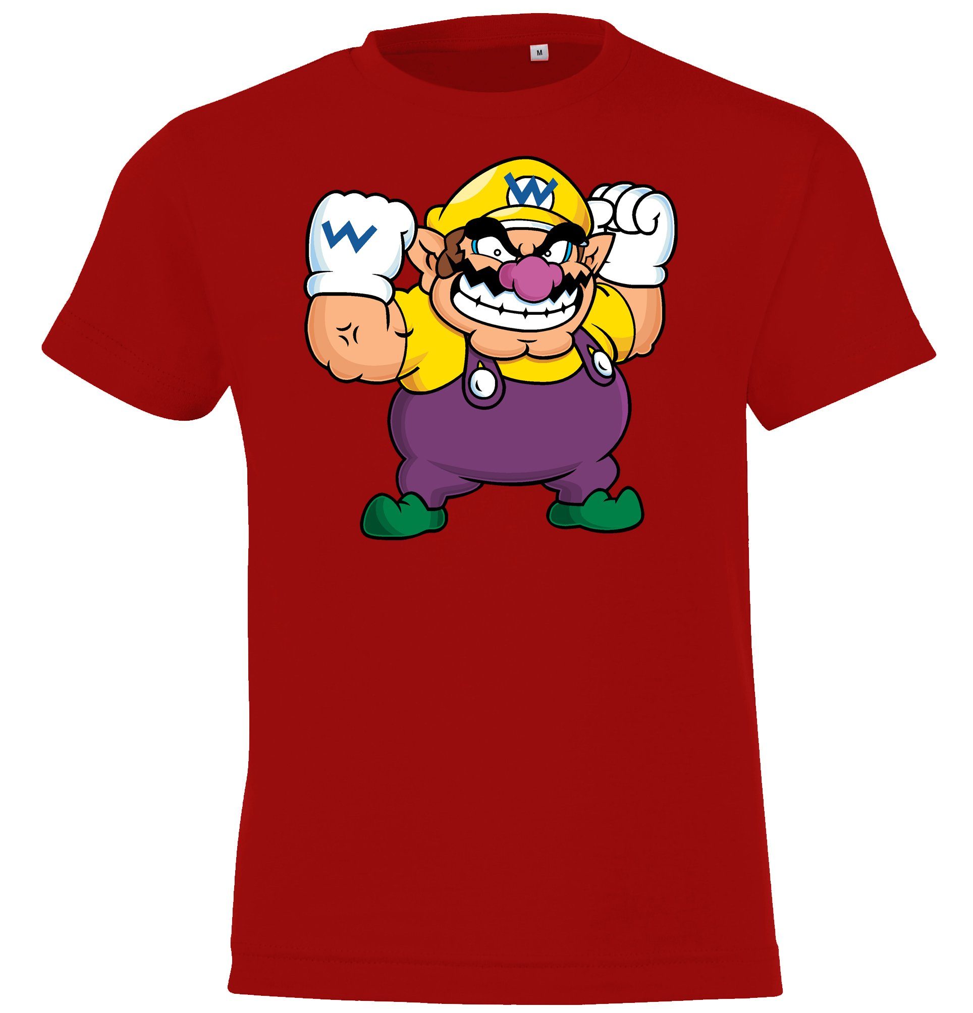 T-Shirt Wario Kinder Shirt für Jungen und Mädchen