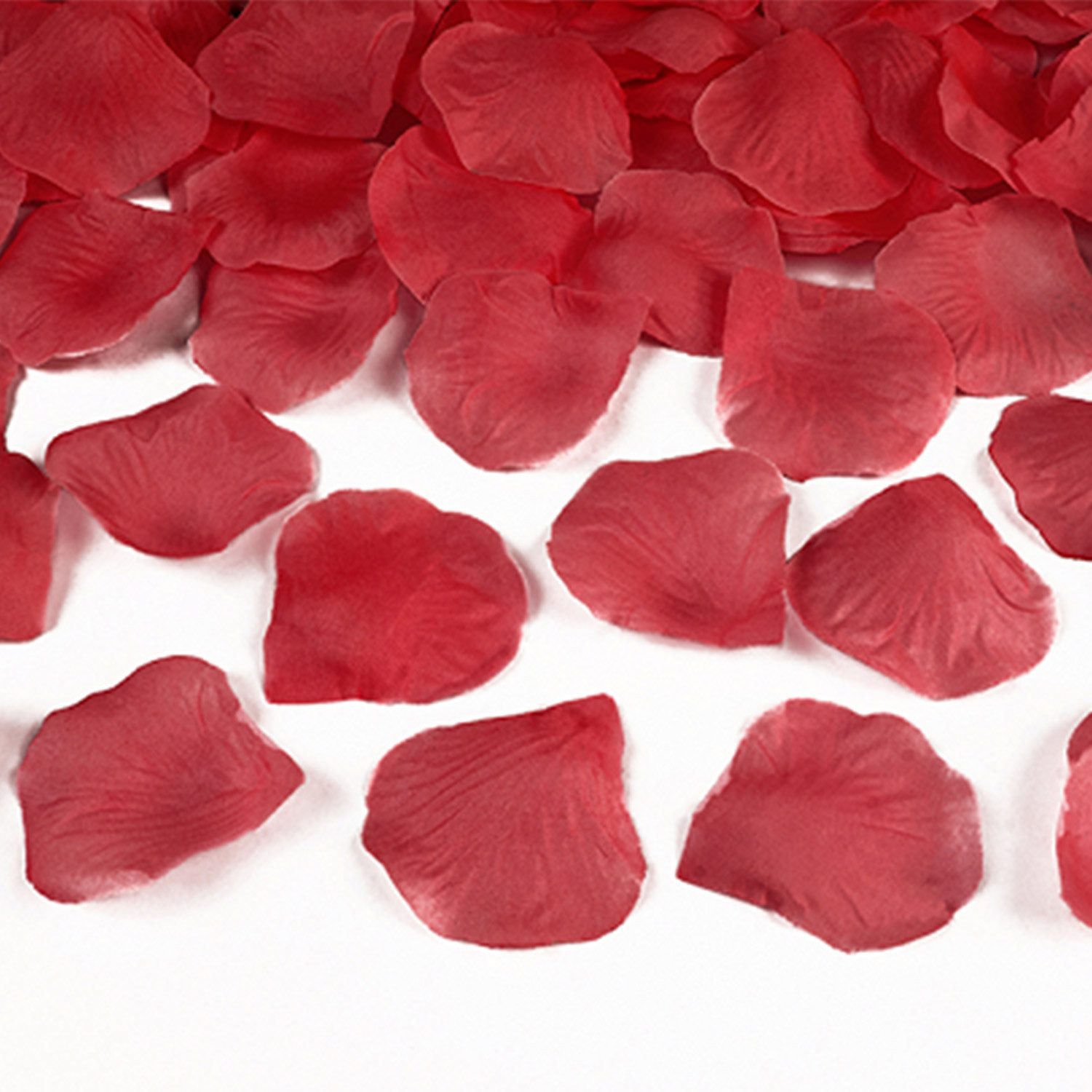 partydeco Streudeko 100 Rosenblätter aus Stoff – Ø 5 cm