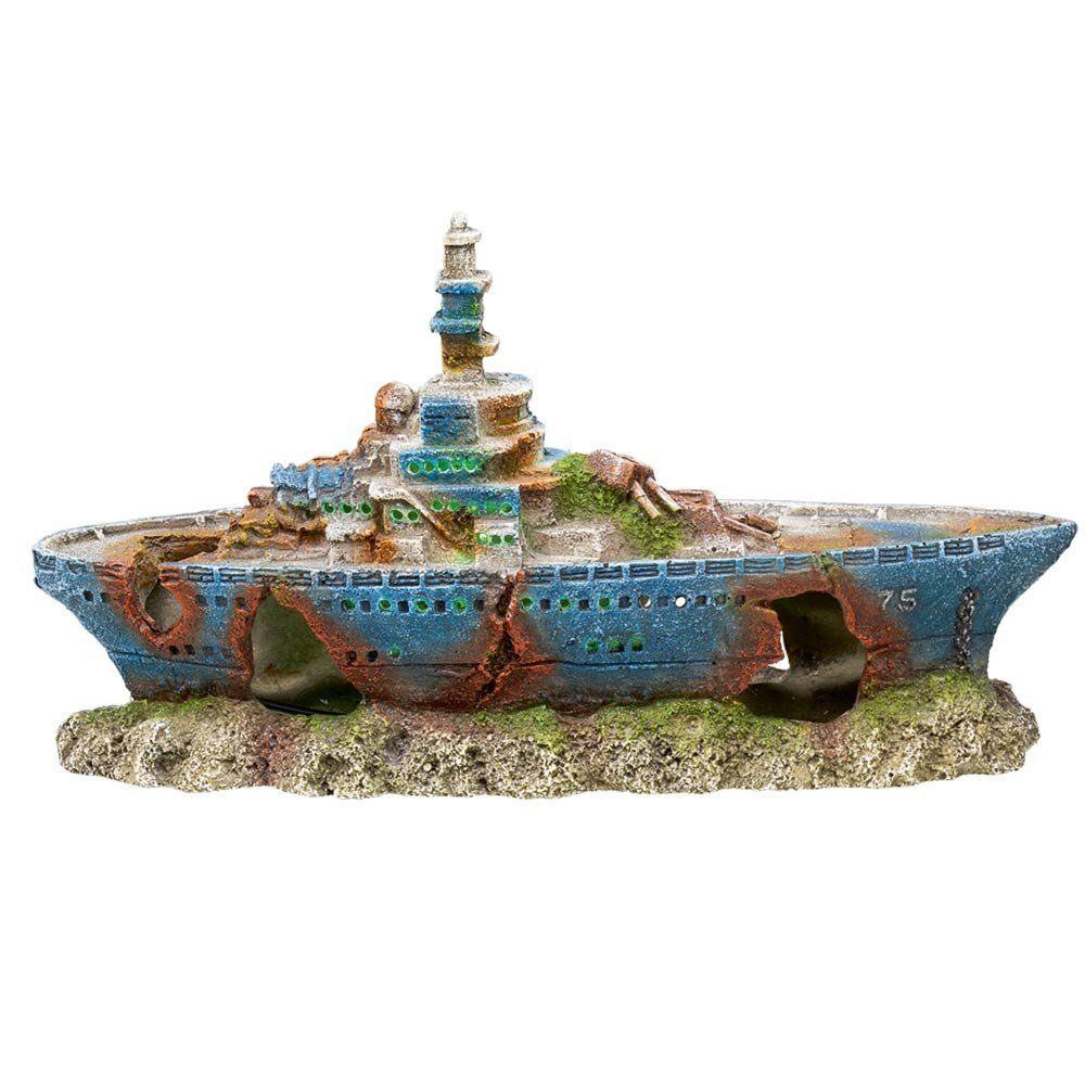 Aquariendeko Aqua Ornaments "SCHIFFSWRACK" mit LED