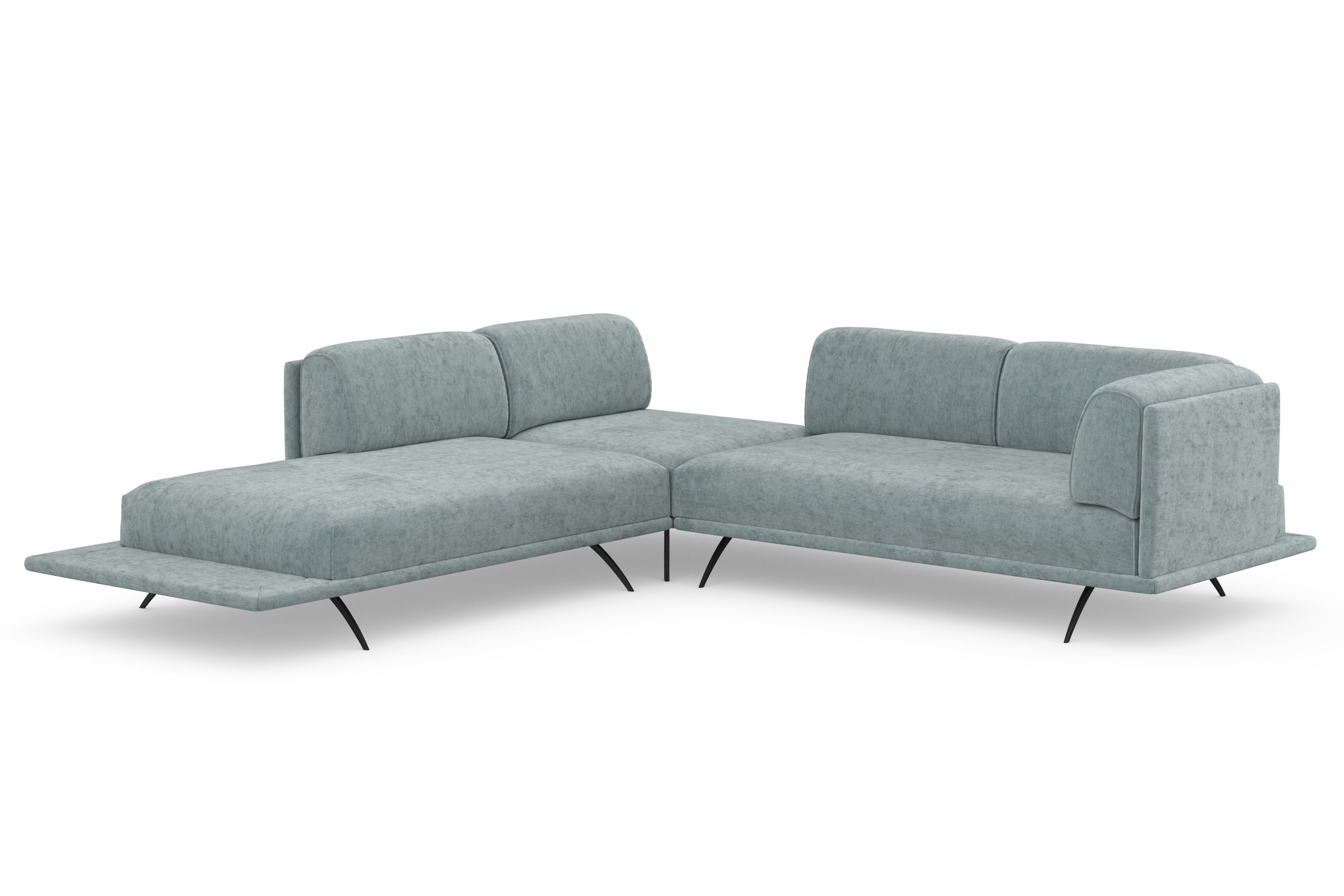 machalke® Ecksofa benito, mit bezogenem Sockel | Ecksofas