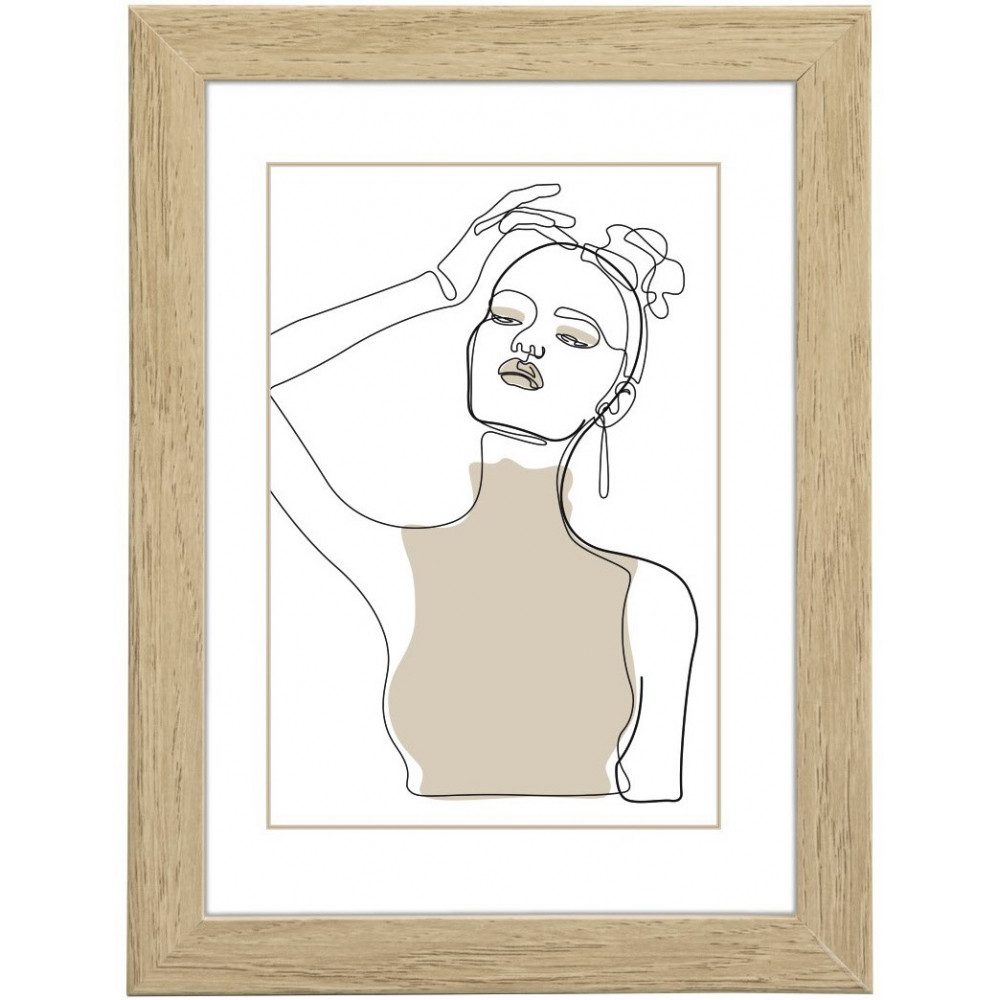 Hama Bilderrahmen Hama Holzrahmen Kopenhagen 13x18cm eiche - Bilderrahmen.