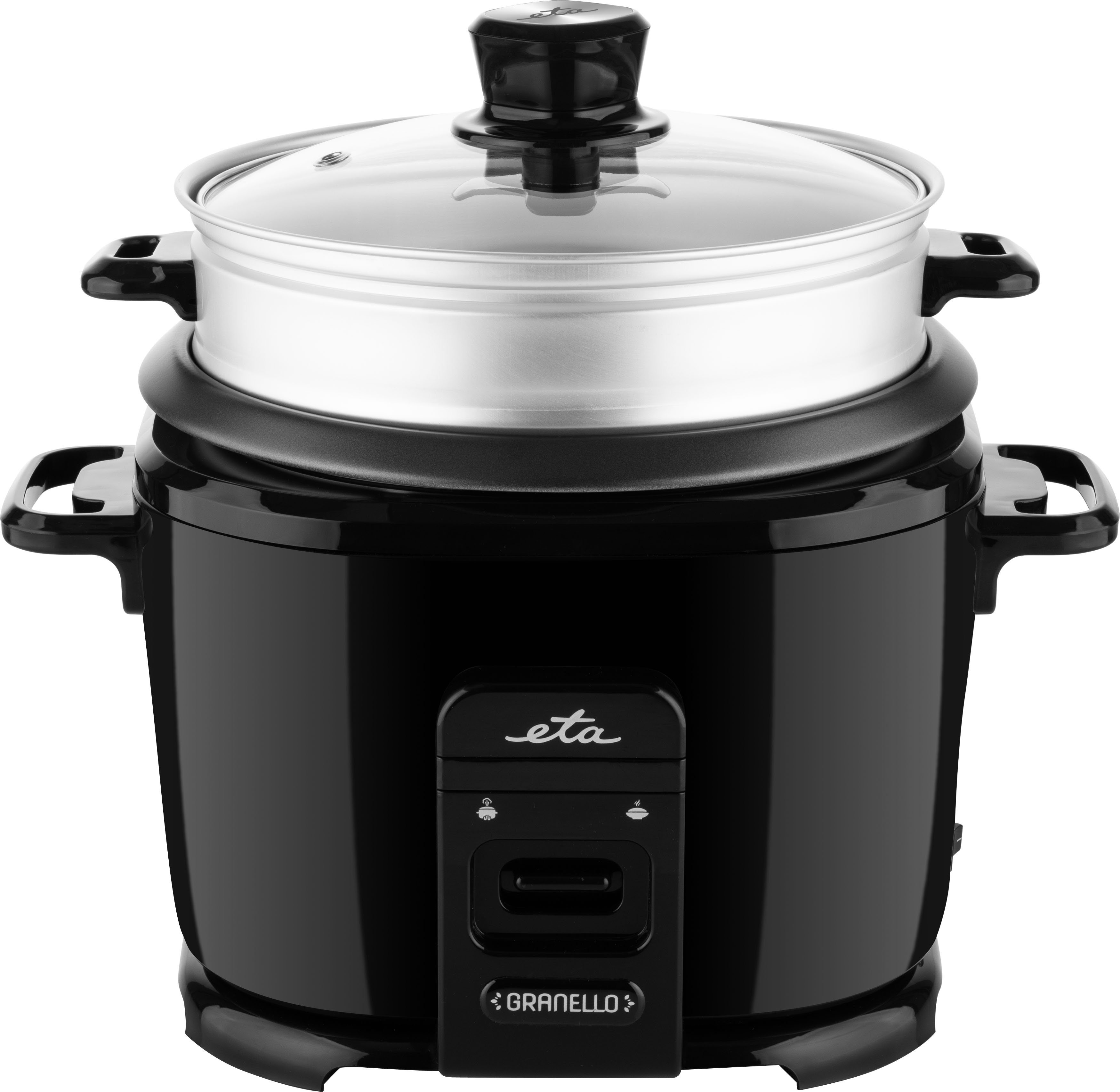 eta Reiskocher GRANELLO ETA313990000, 700 W, mit Dampfgaraufsatz, 1,8 l, vollautomatisch, Aluminiumbehälter – Bild 4 von 5