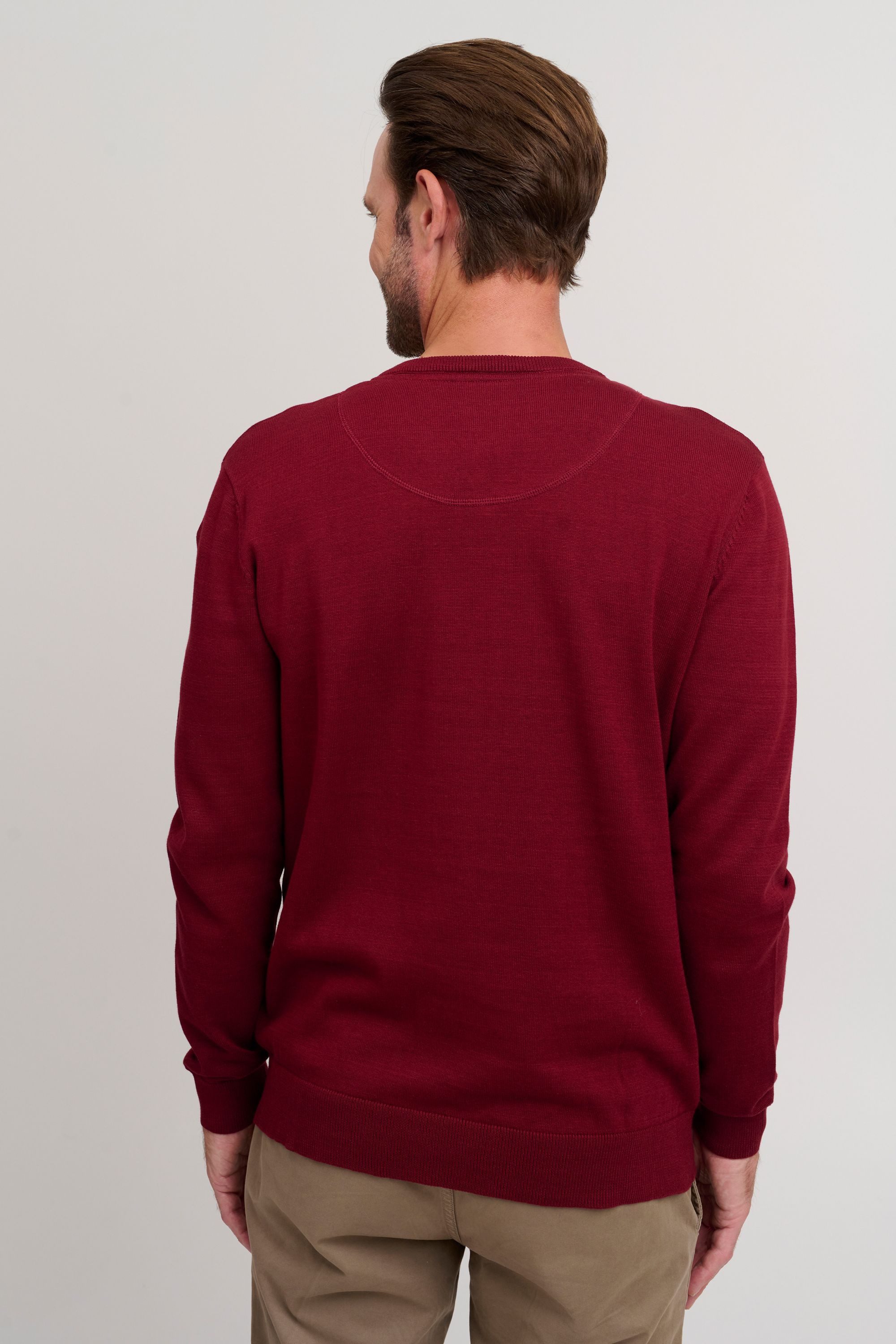 FQ1924 Strickpullover FQFynjard Strickpullover mit V-Ausschnitt
