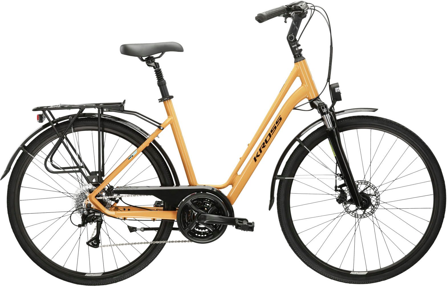 Kross Cityrad Sentio 3.0, 24 Gang Shimano ACERA M3020 Schaltwerk, Kettenschaltung