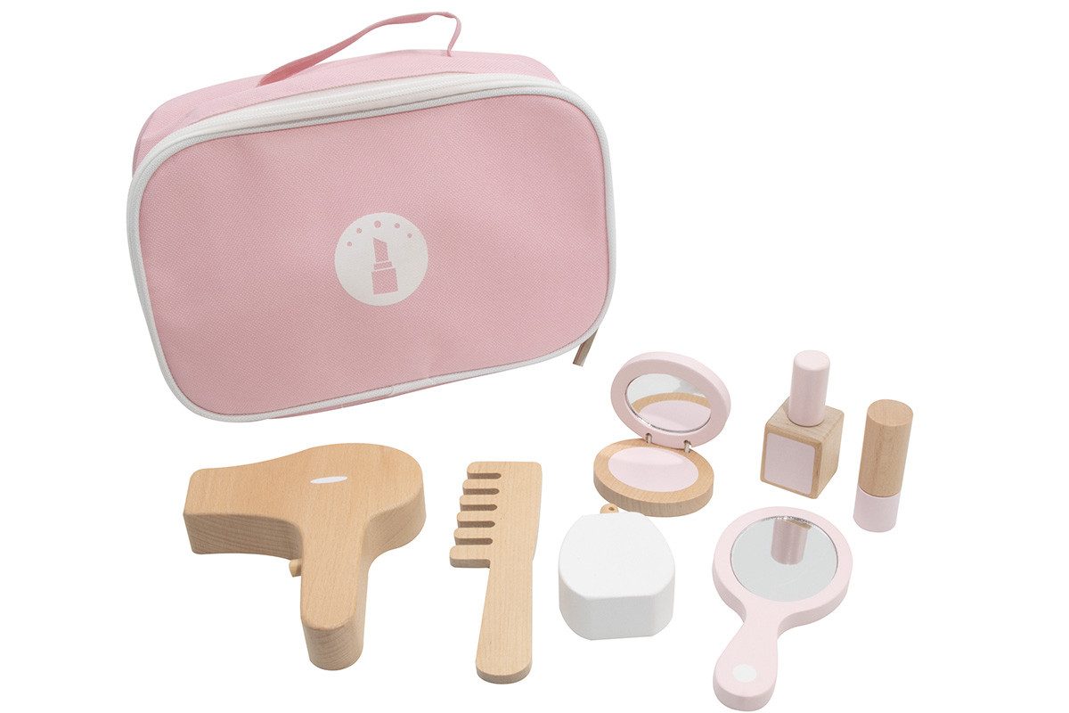 Spielzeug-Frisierkoffer Rollenspieltasche Beauty