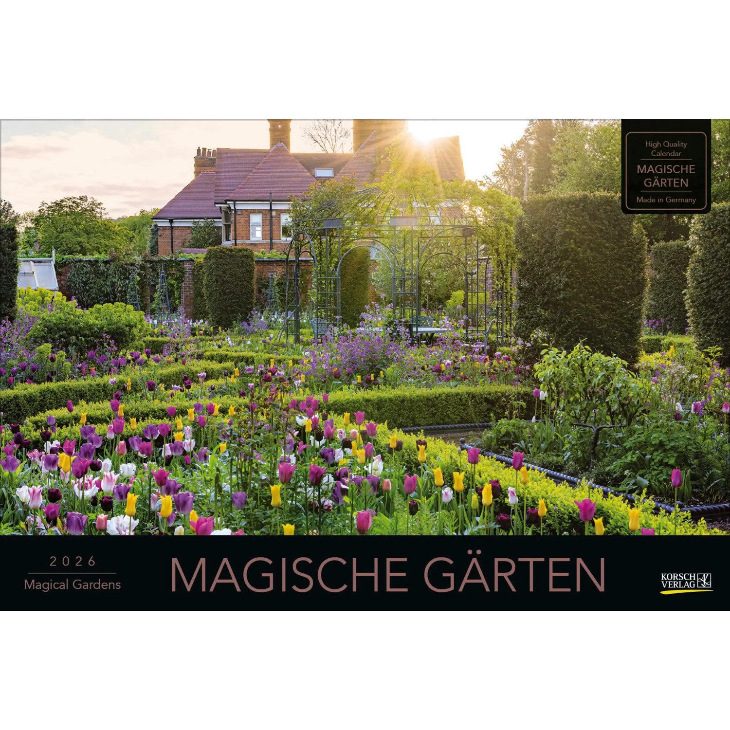 Korsch Verlag Настенный календарь Magische Gärten 2026