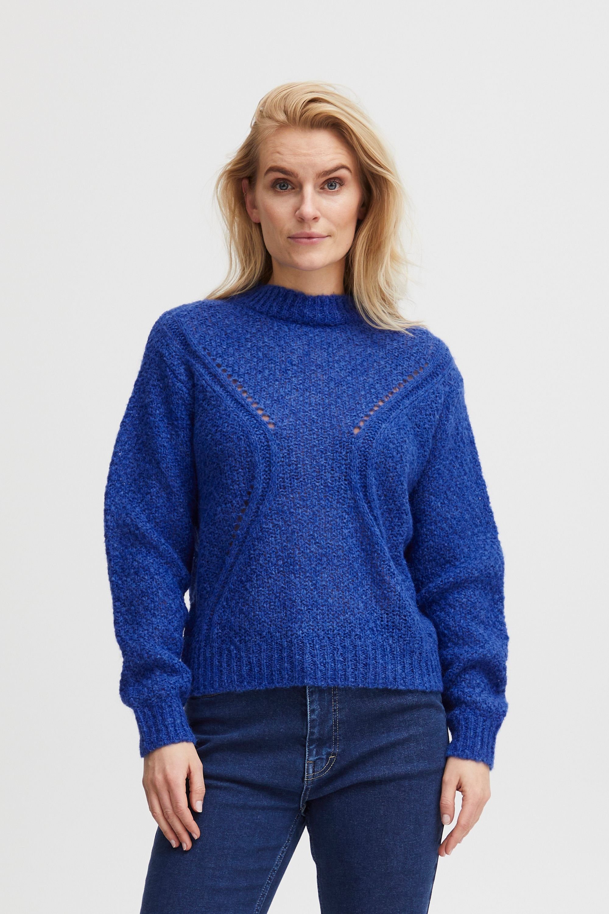 Strickpullover Melange Pattern Surf the Pulz PZIRIS Web (1939521) Jeans Pullover