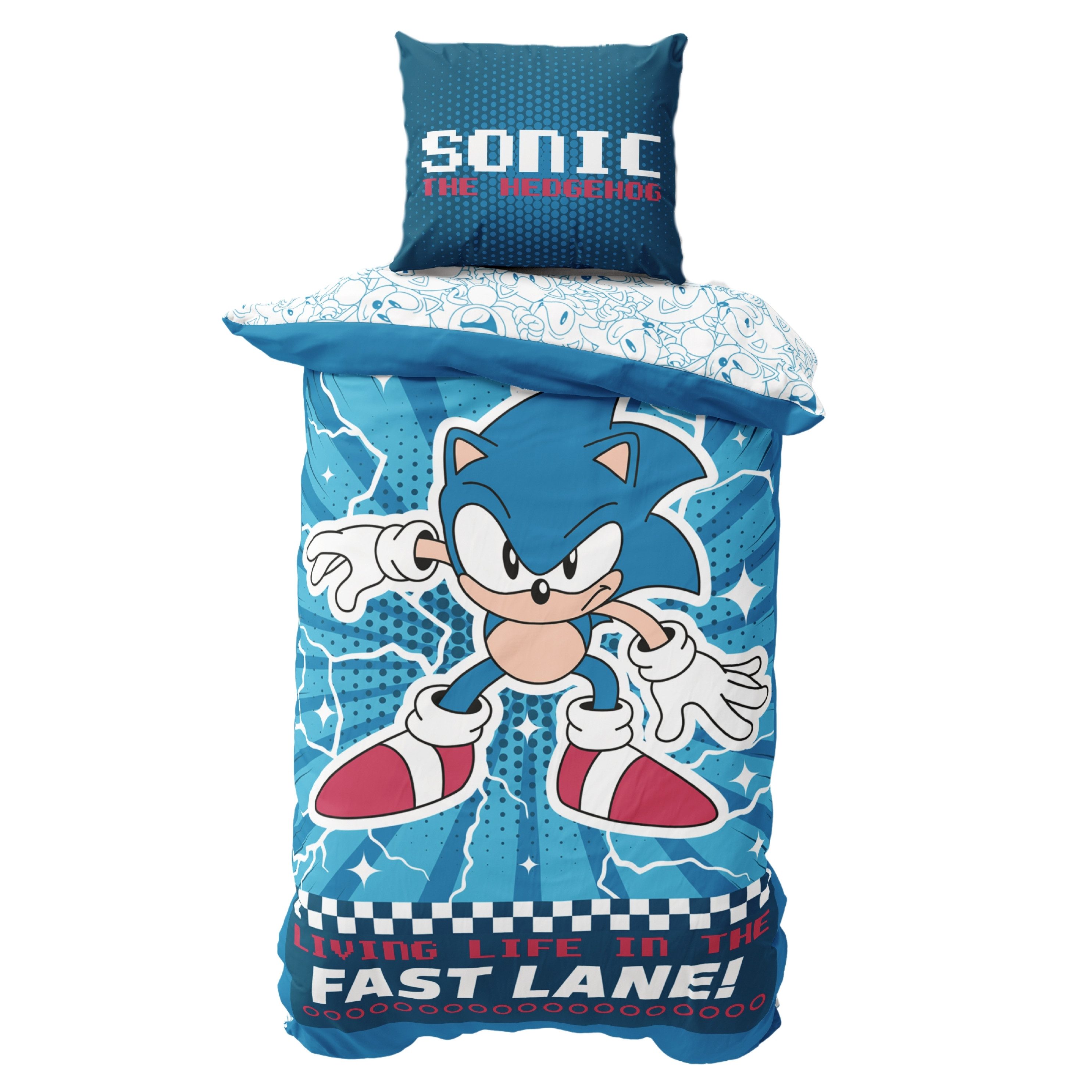 MTOnlinehandel Kinderbettwäsche Sonic the Hedgehog, Geschenk für Gamer, Mik günstig online kaufen