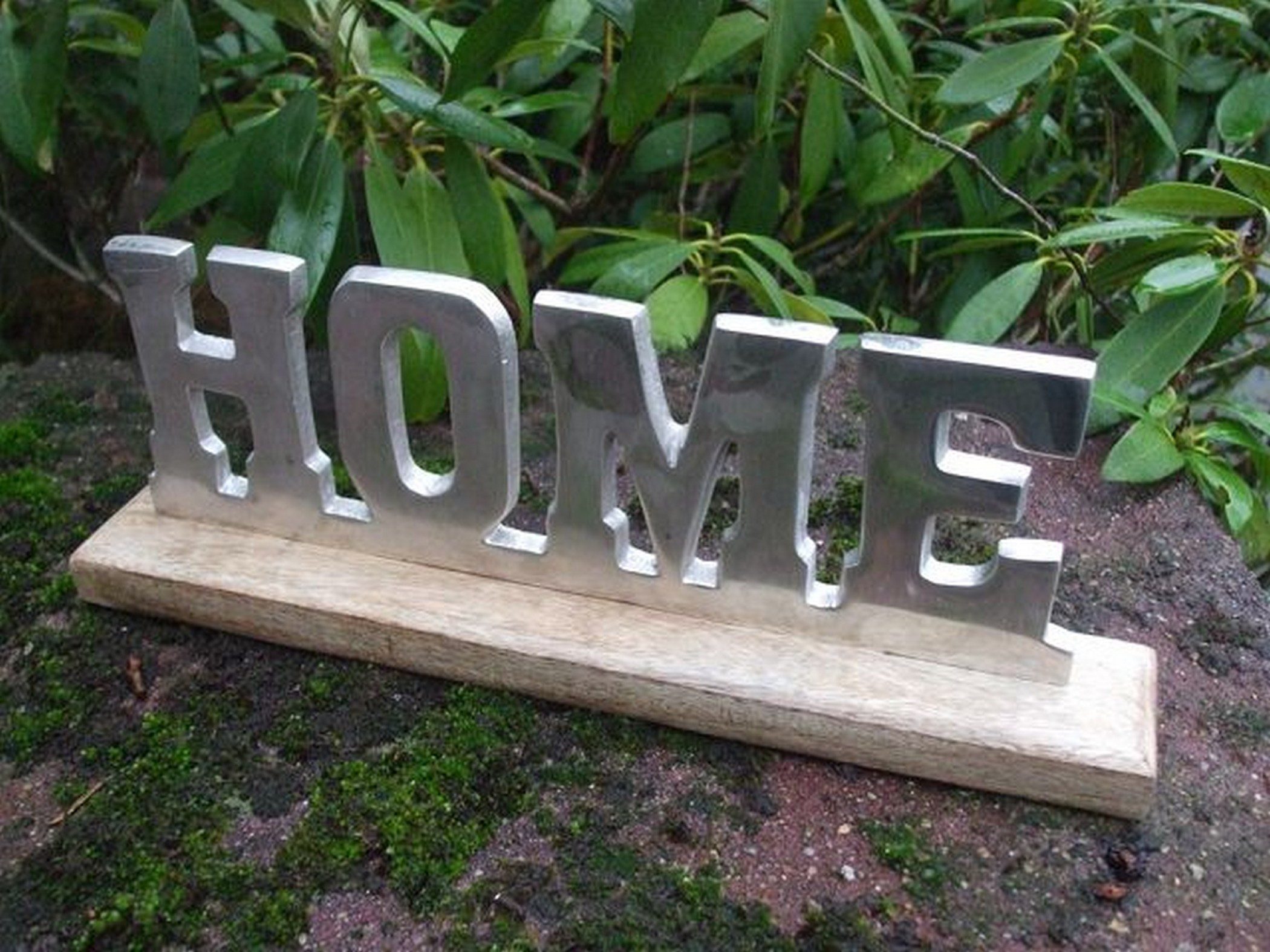 Deko-Impression Dekoobjekt Eleganter, hochwertiger Deko-Aufsteller "HOME" günstig online kaufen