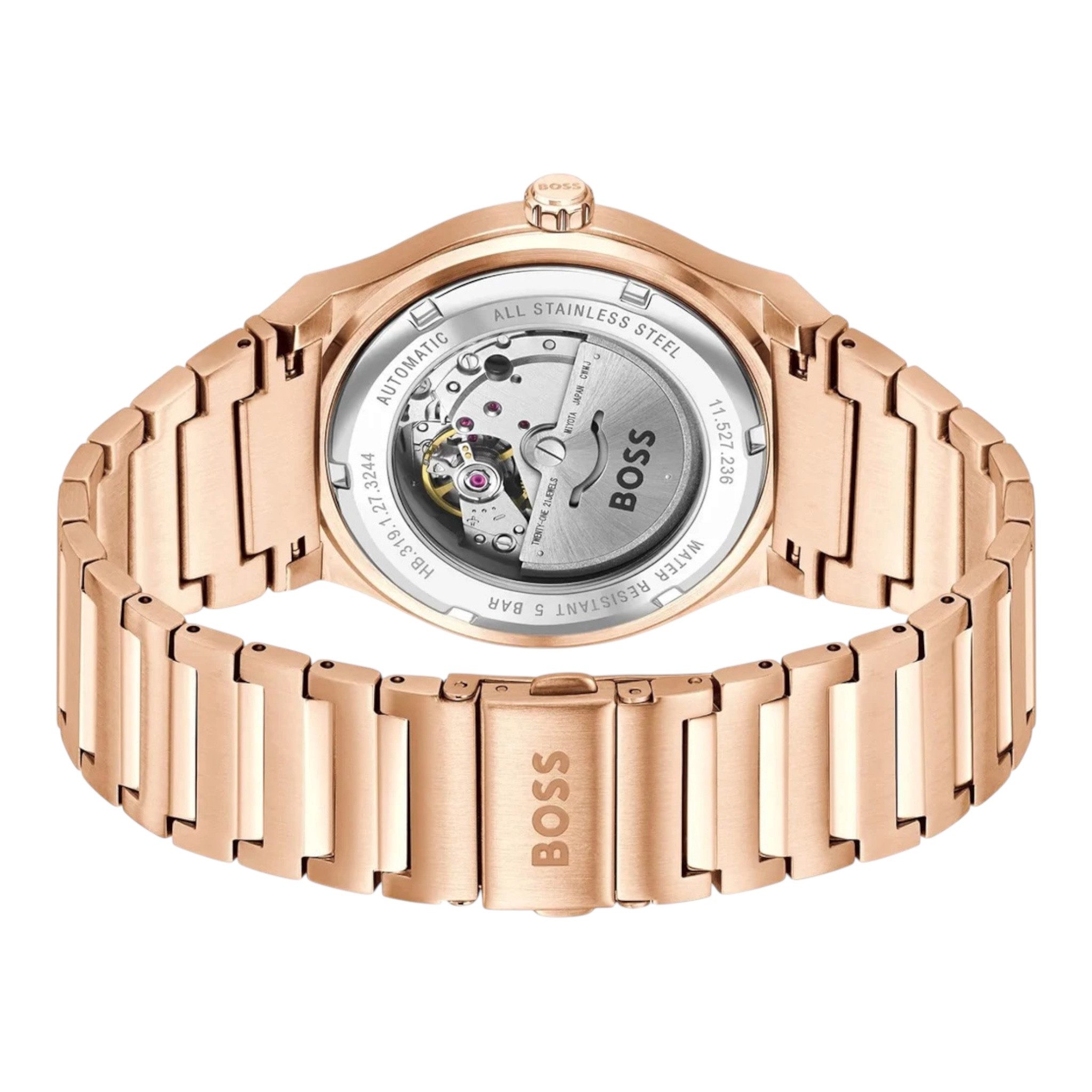 BOSS Automatikuhr Herren Uhr Candor HB1514185