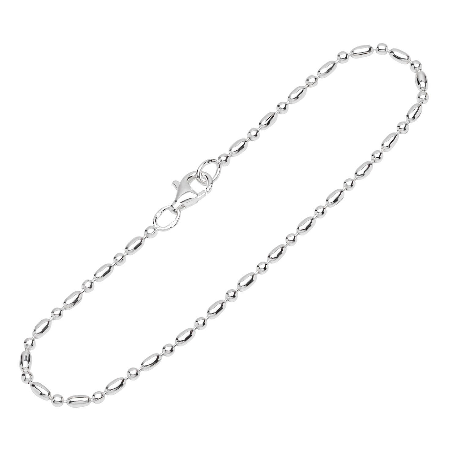 Silberarmband Armband 925 Sterling Silber 20cm Kugelketten Varia