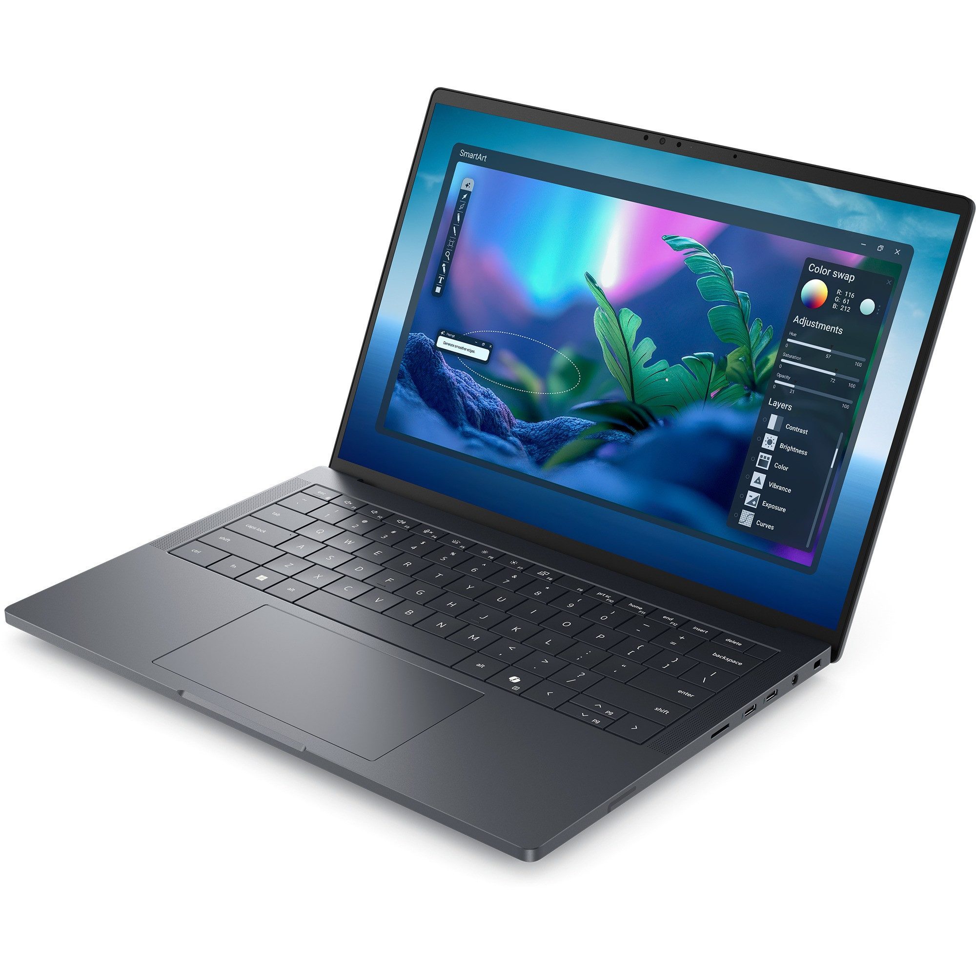 Dell Pro Max Premium 14 Laptop Intel Core Ultra 7 265H RTX PRO 2000 Business-Notebook (35,6 cm/14 Zoll, Intel Core Ultra 7 265H, RTX PRO 2000, 32 GB, 1000 GB SSD, 8MP Webcam, USB-C, USB-A, Intel Thunderbolt 4/5)