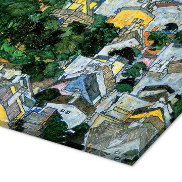 Posterlounge Acrylglasbild Egon Schiele, Sommerlandschaft, Wohnzimmer Malerei