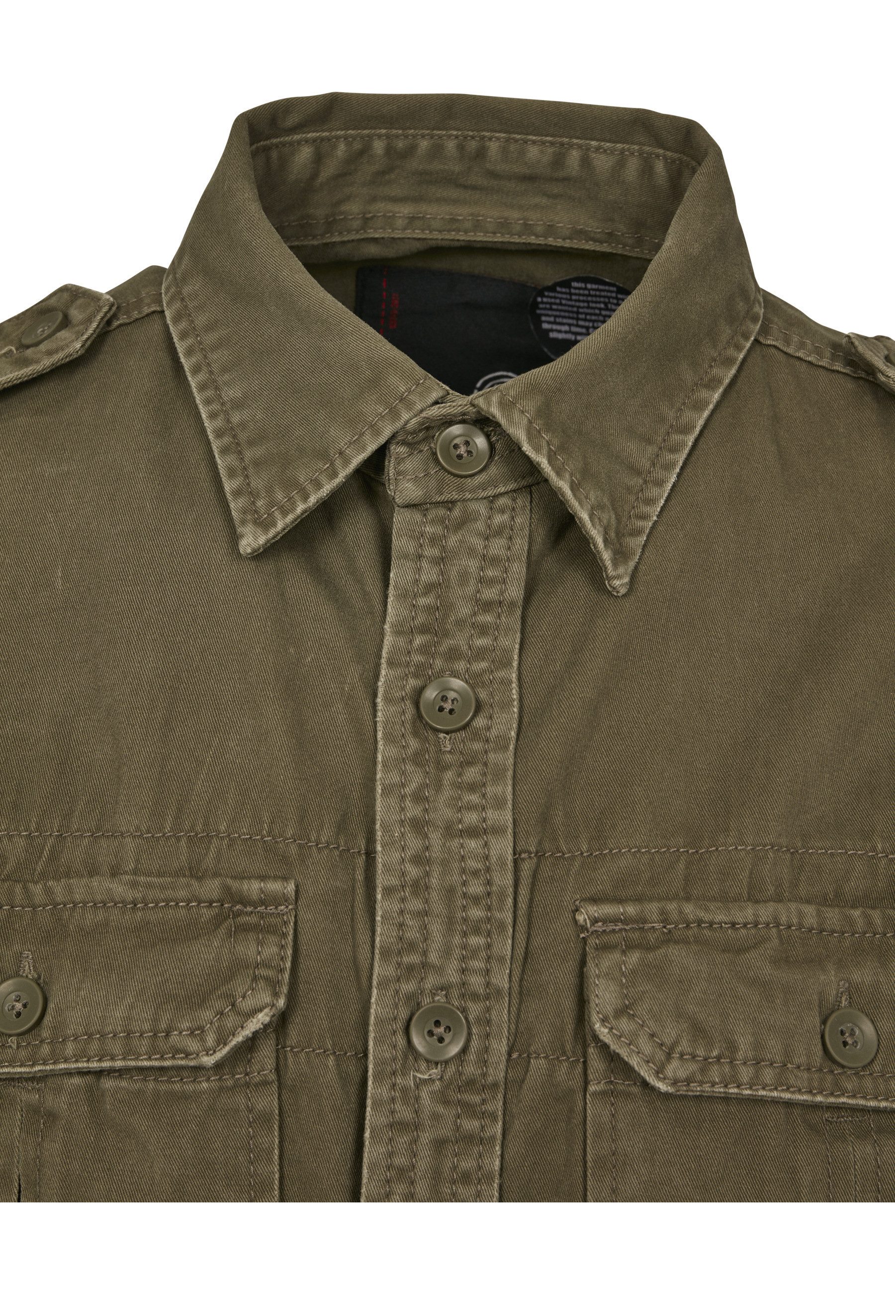 Brandit Langarmhemd Brandit Herren Vintage Shirt (1-tlg)