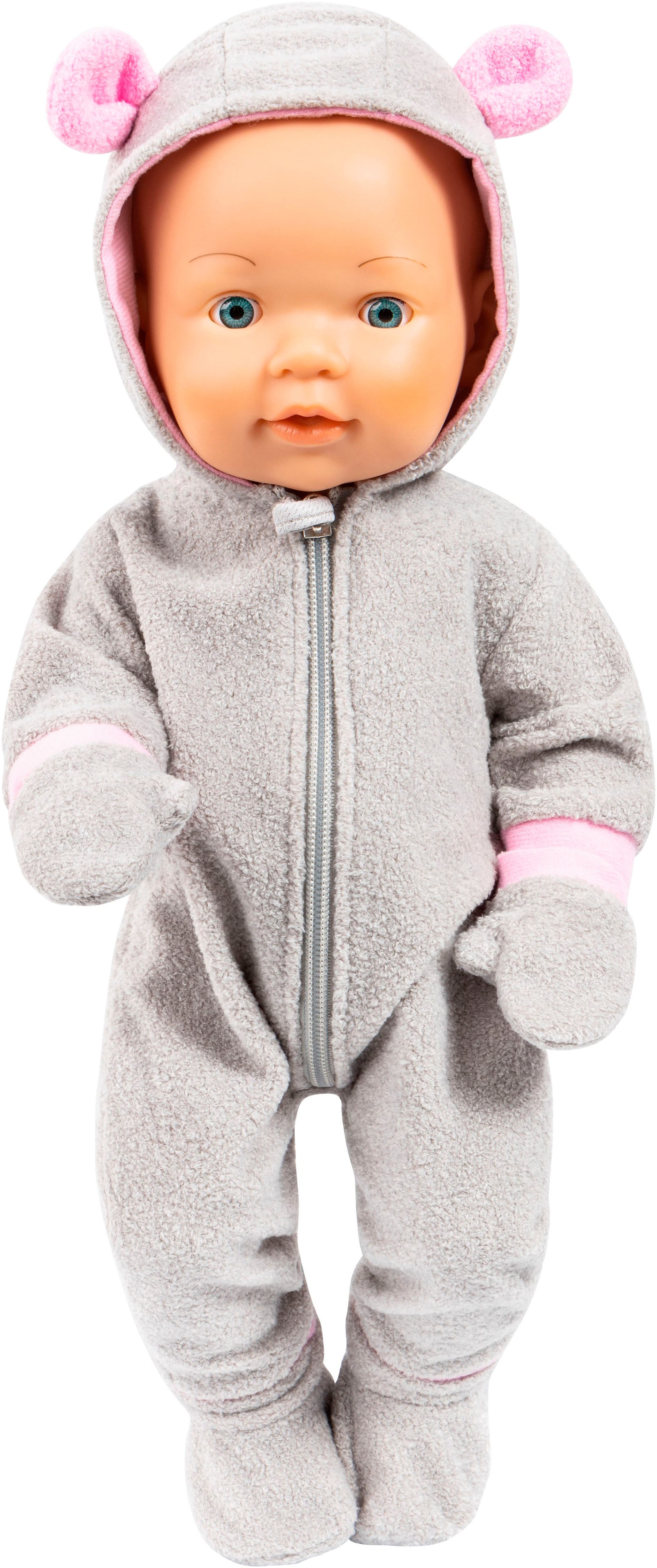 Bayer Puppenkleidung Plüschoverall 38-42 (Set, 3-tlg) – Bild 3 von 5