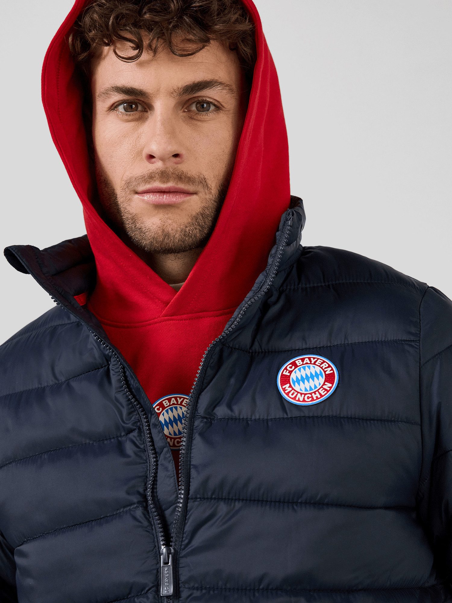 FC Bayern München Steppjacke FC Bayern München, Steppjacke Essentials, Herren, Navy