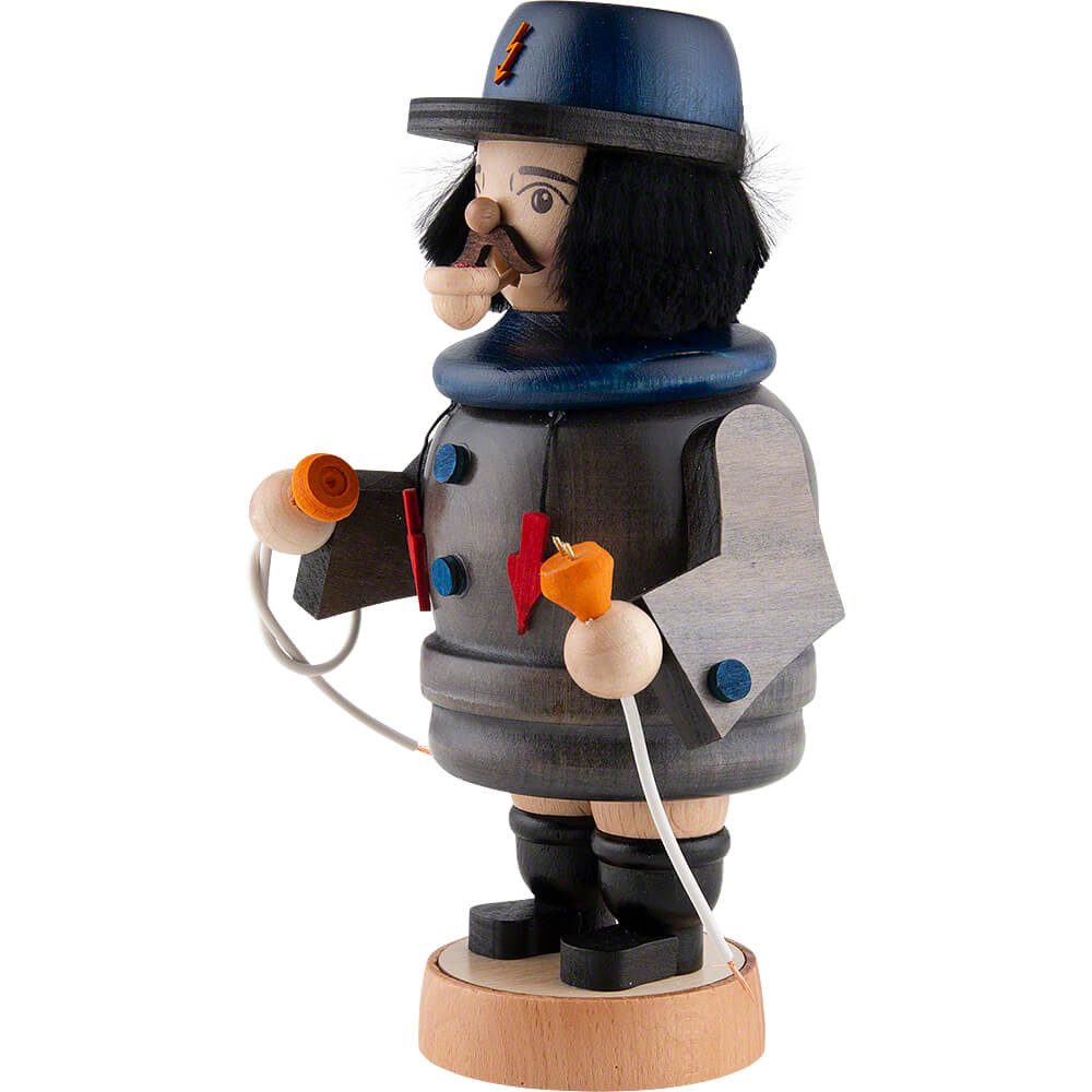 Lenk und Sohn Räuchermännchen Elektriker (19cm) Räuchermann von Kunstgewerbe Lenk & Sohn