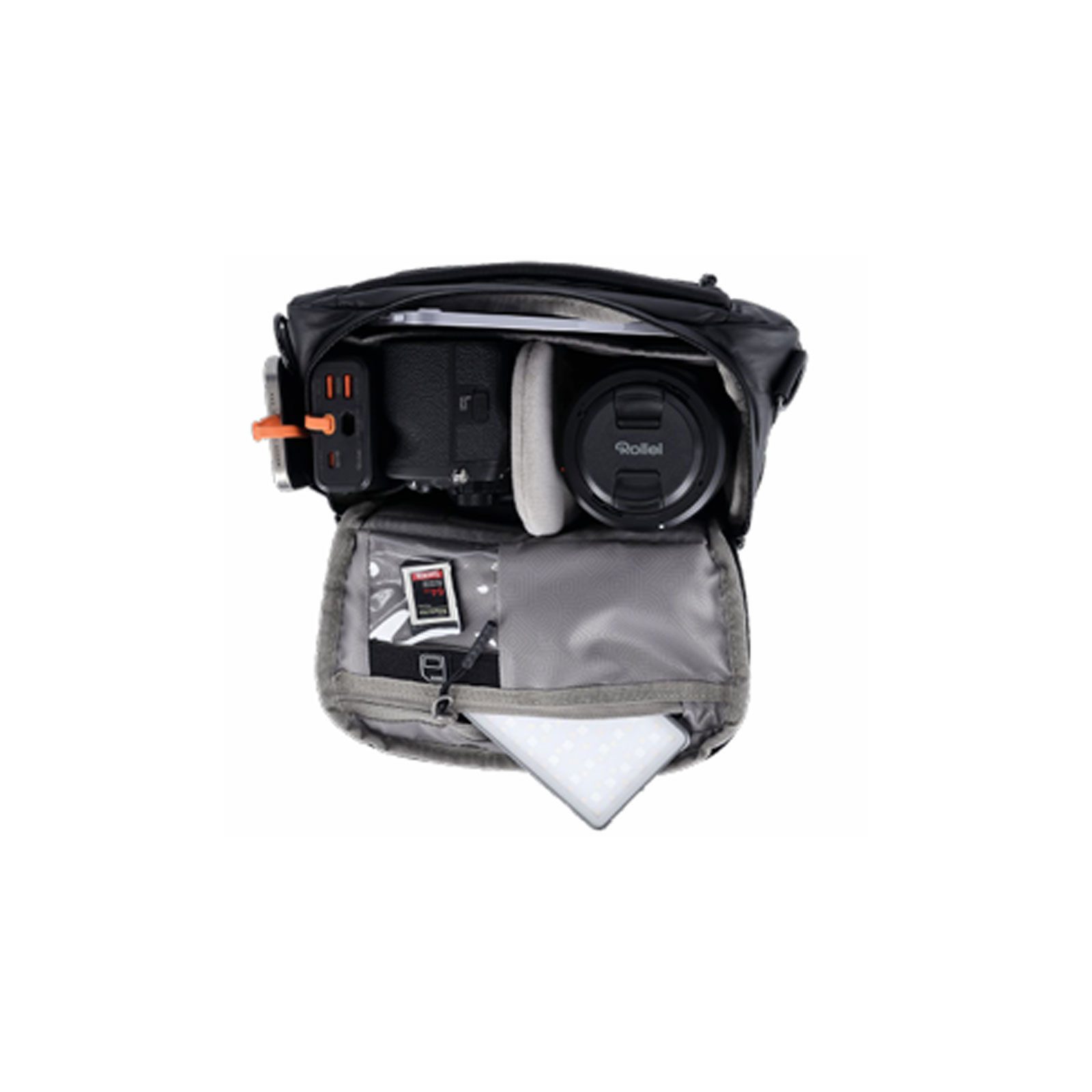 Rollei Tragetasche Fotoliner Ocean Bag M, Wetterfeste Fototasche für Kamera & Zubehör