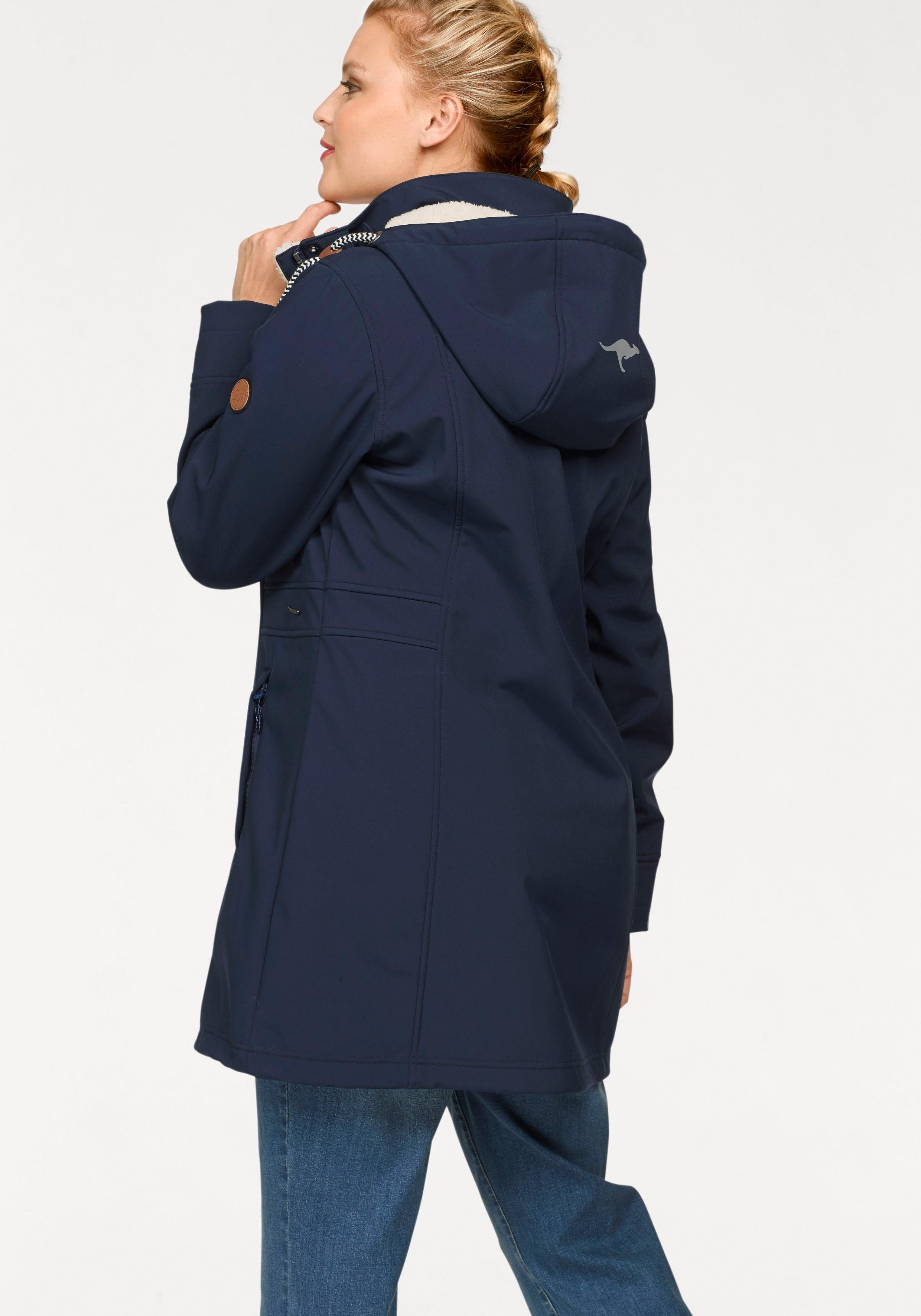 KangaROOS Softshelljacke figurbetonte Passform, normaler Schnitt, günstig online kaufen